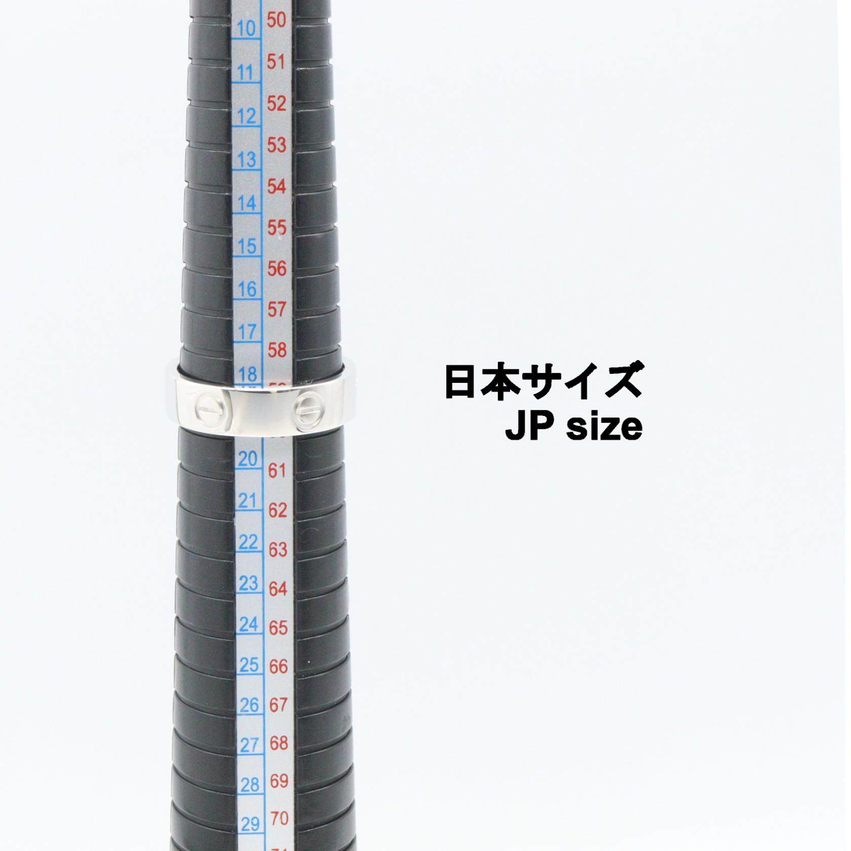 カルティエ ラブ K18ホワイトゴールド リング 18号