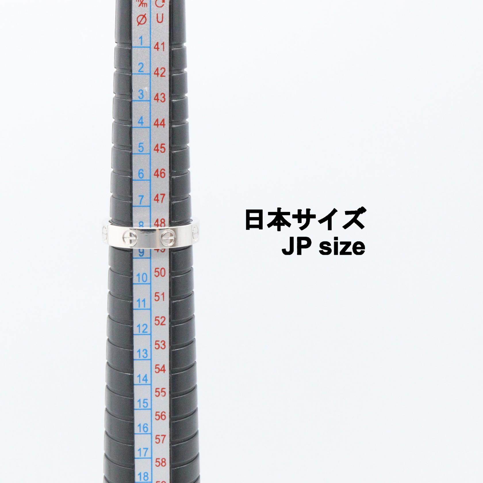 カルティエ ミニラブ Au750 ダイヤモンドリング 8号