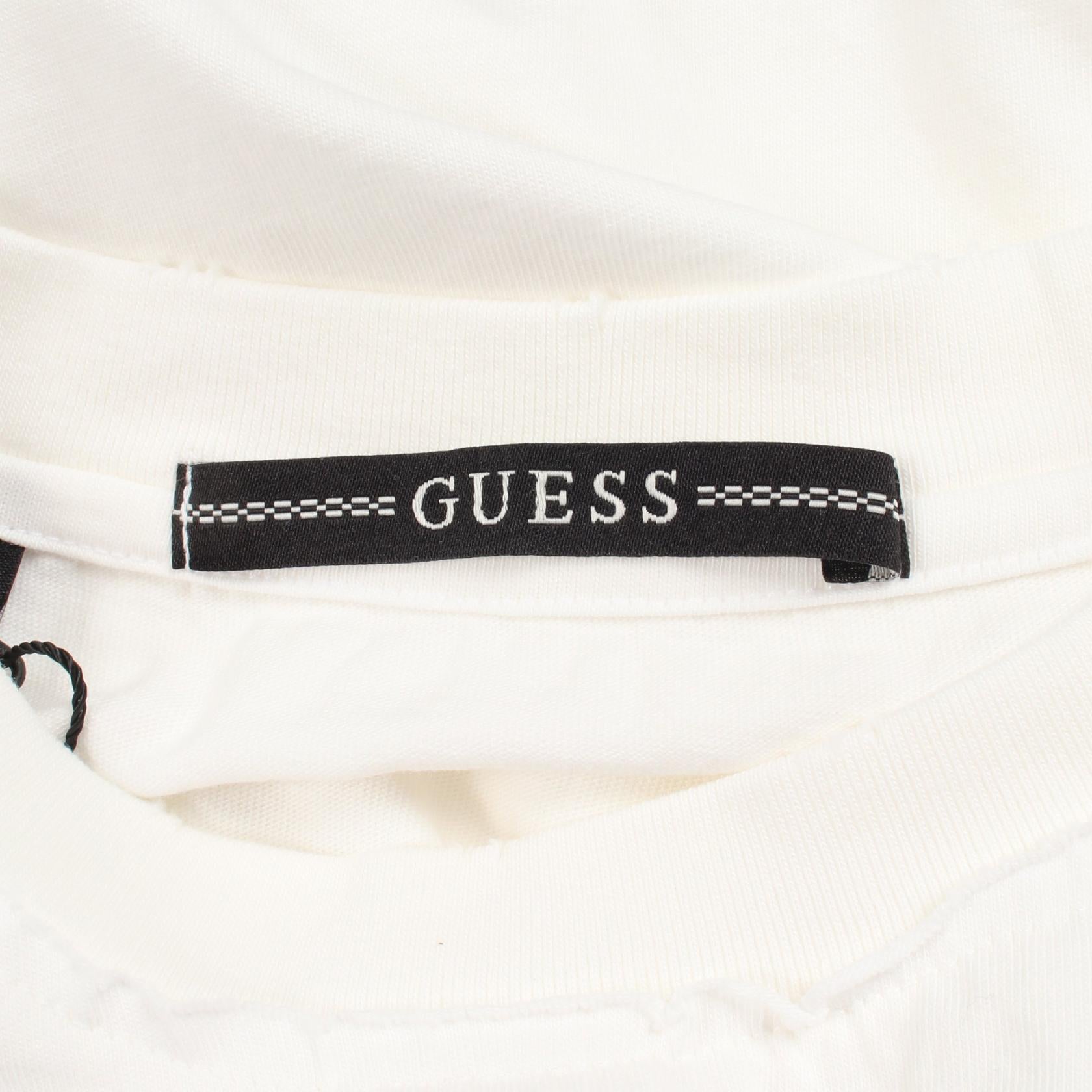 ゲス ロゴ コットン 半袖Tシャツ
