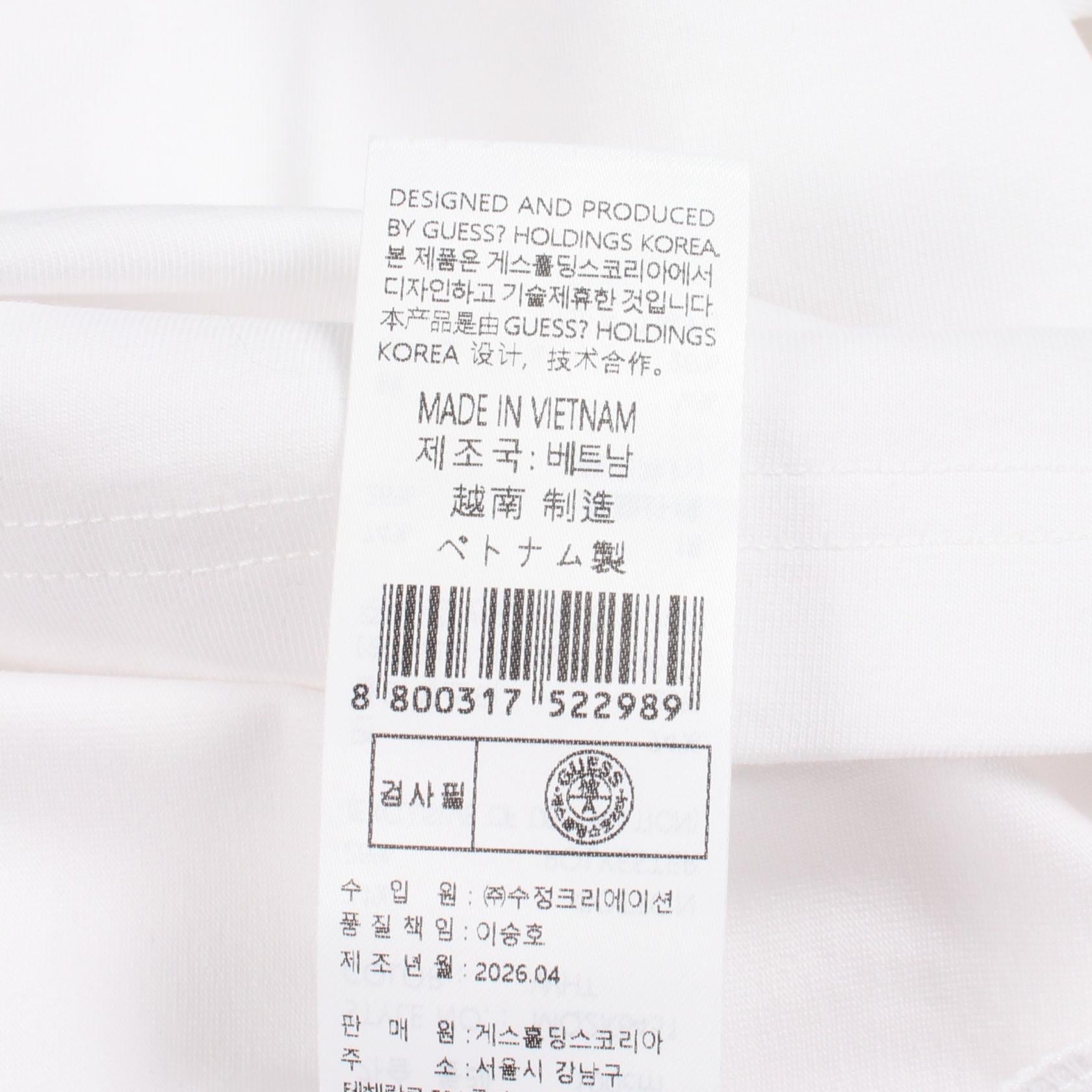 ゲス コットン 半袖Tシャツ