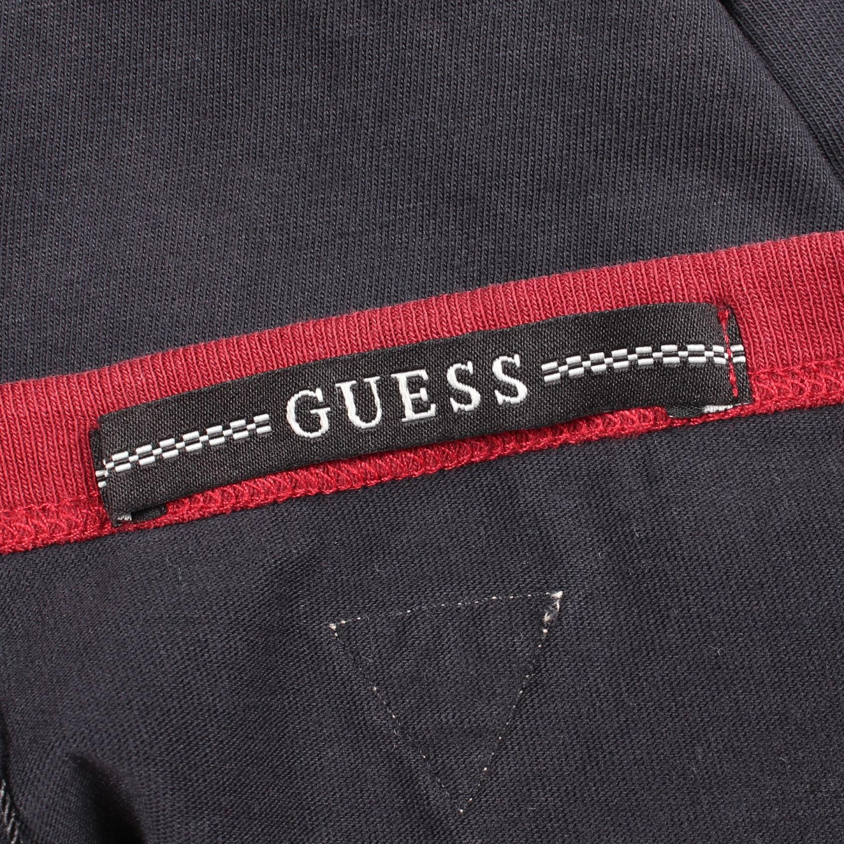 ゲス スターグラフィックロゴ コットン半袖Tシャツ