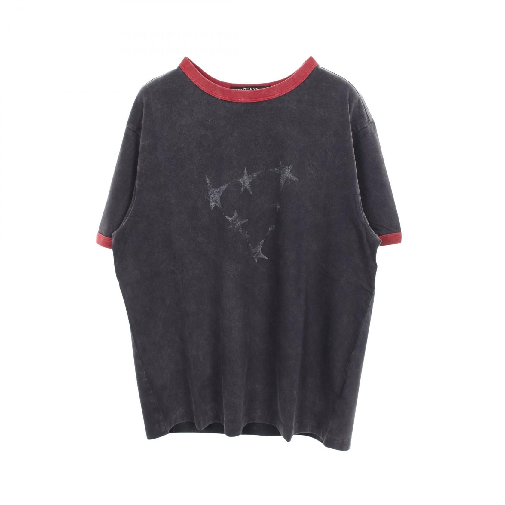 ゲス スターグラフィックロゴ コットン 半袖Tシャツ