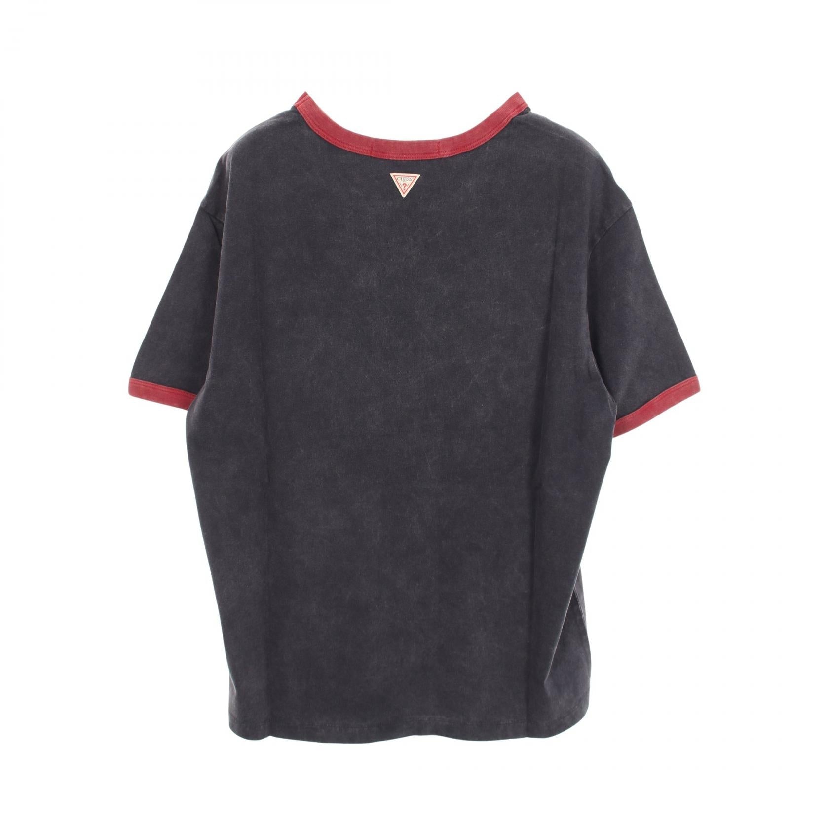 ゲス スターグラフィックロゴ コットン半袖Tシャツ