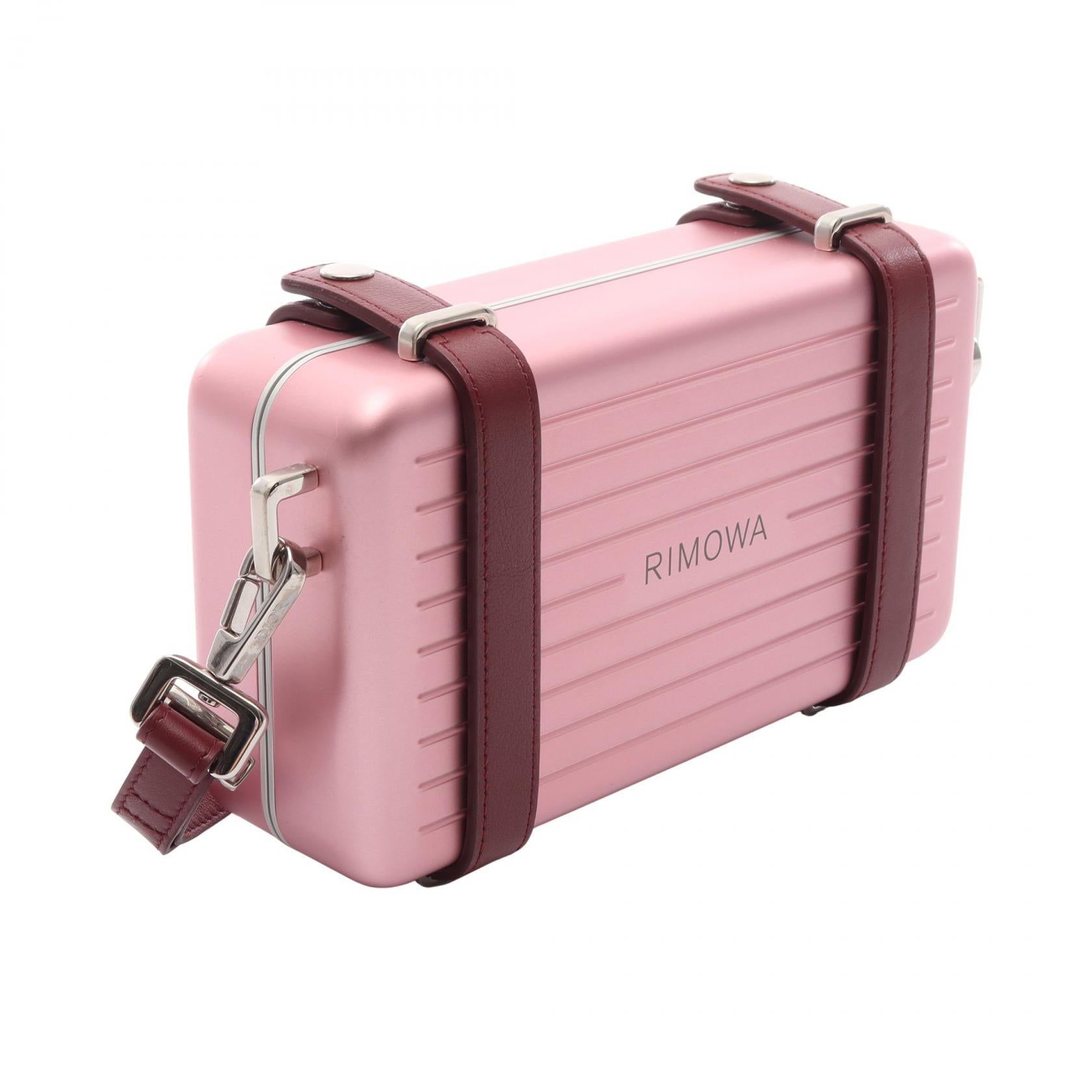 ディオール クリスチャンディオール RIMOWA アルミニウム レザー ショルダーバッグ
