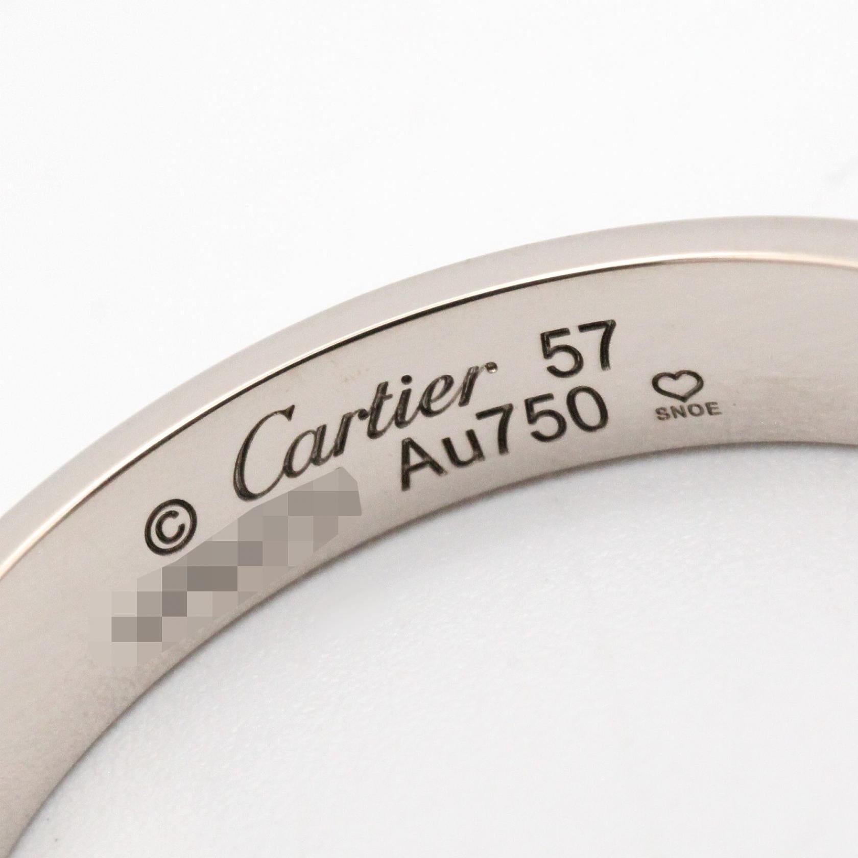 カルティエ ミニラブリング Au750 リング 16号