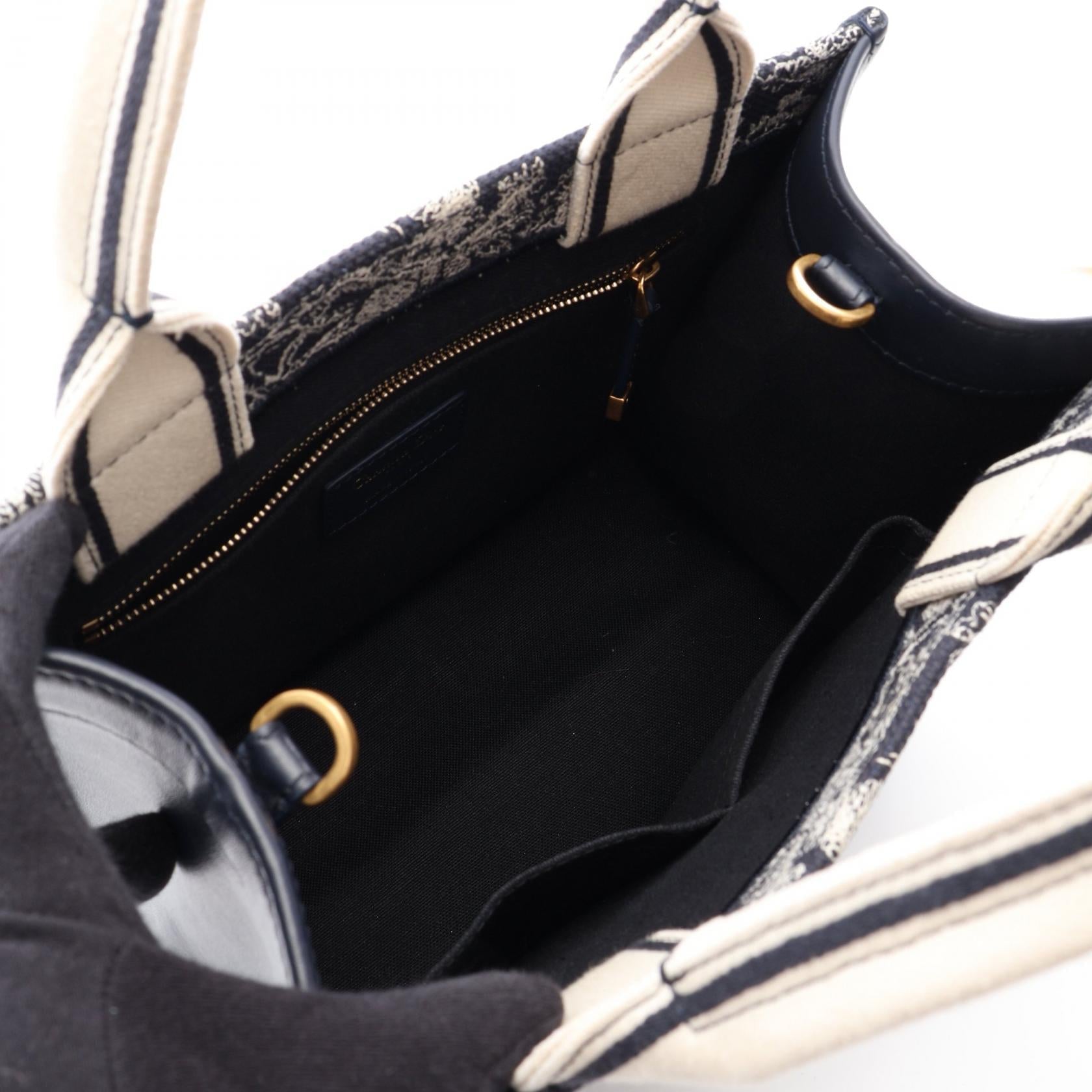 ディオール BOOK TOTE トワルドゥジュイ リバース エンブロイダリー 2wayトートバッグ