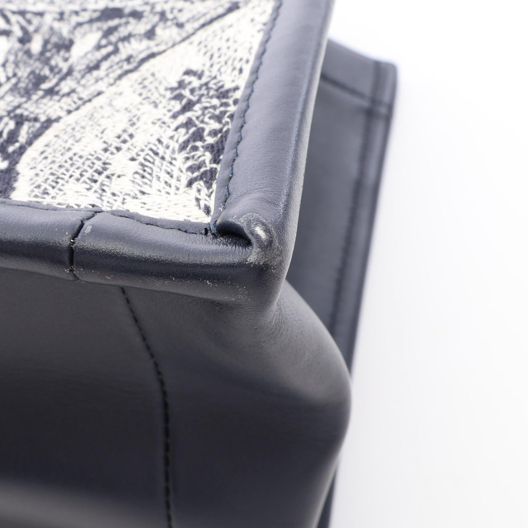 ディオール BOOK TOTE トワルドゥジュイ リバース エンブロイダリー 2wayトートバッグ