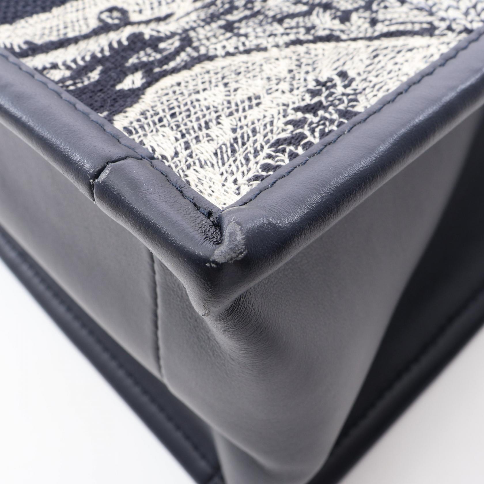 ディオール BOOK TOTE トワルドゥジュイ リバース エンブロイダリー 2wayトートバッグ
