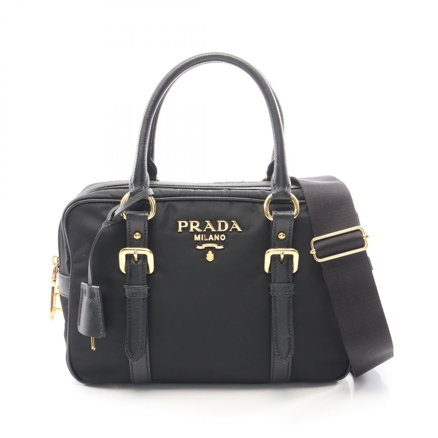 プラダ TESSUTO SAFFIANO ハンドバッグ
