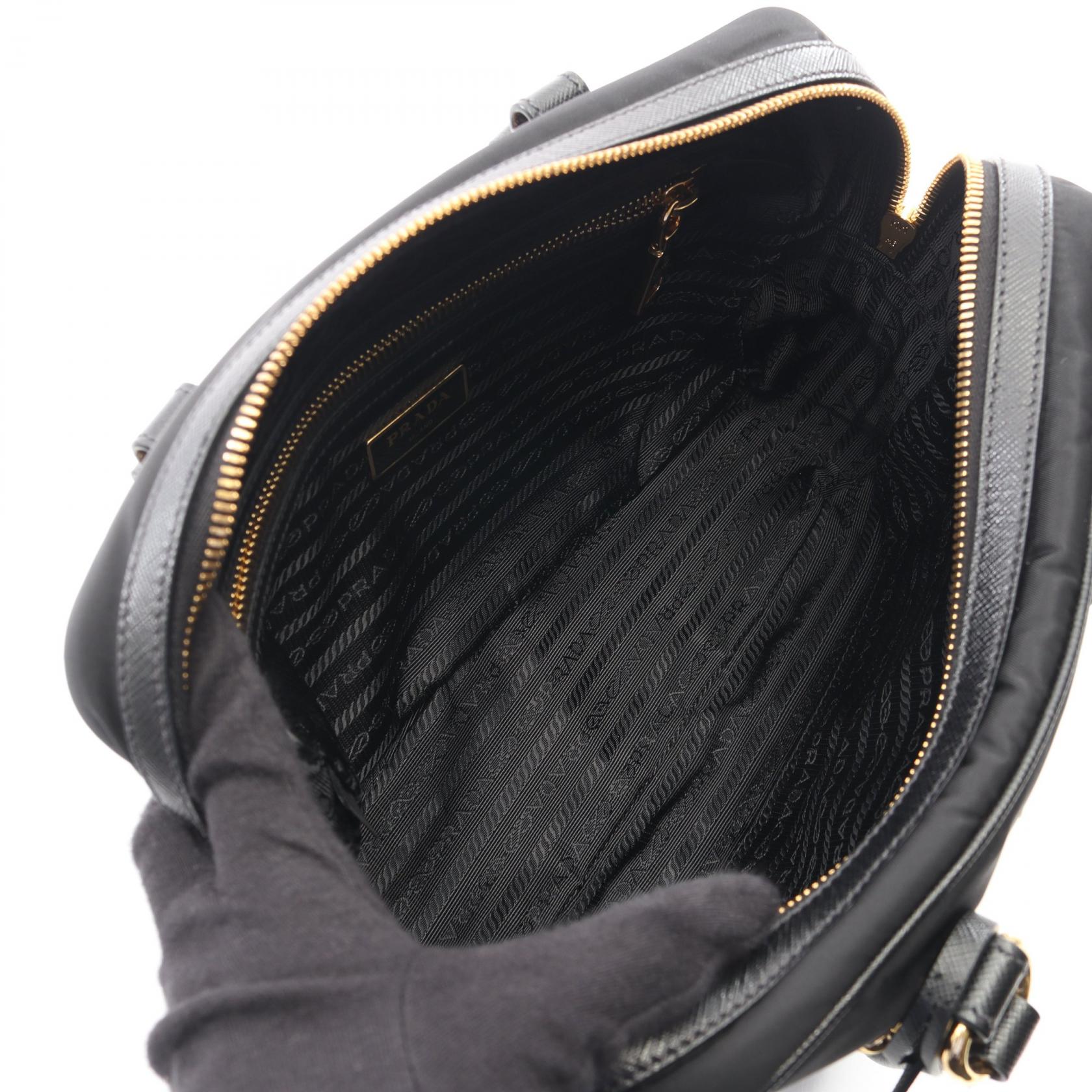 プラダ TESSUTO SAFFIANO ハンドバッグ