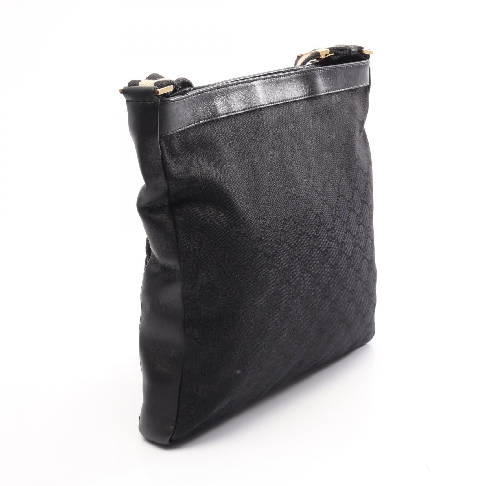 グッチ GGキャンバス レザーショルダーバッグ