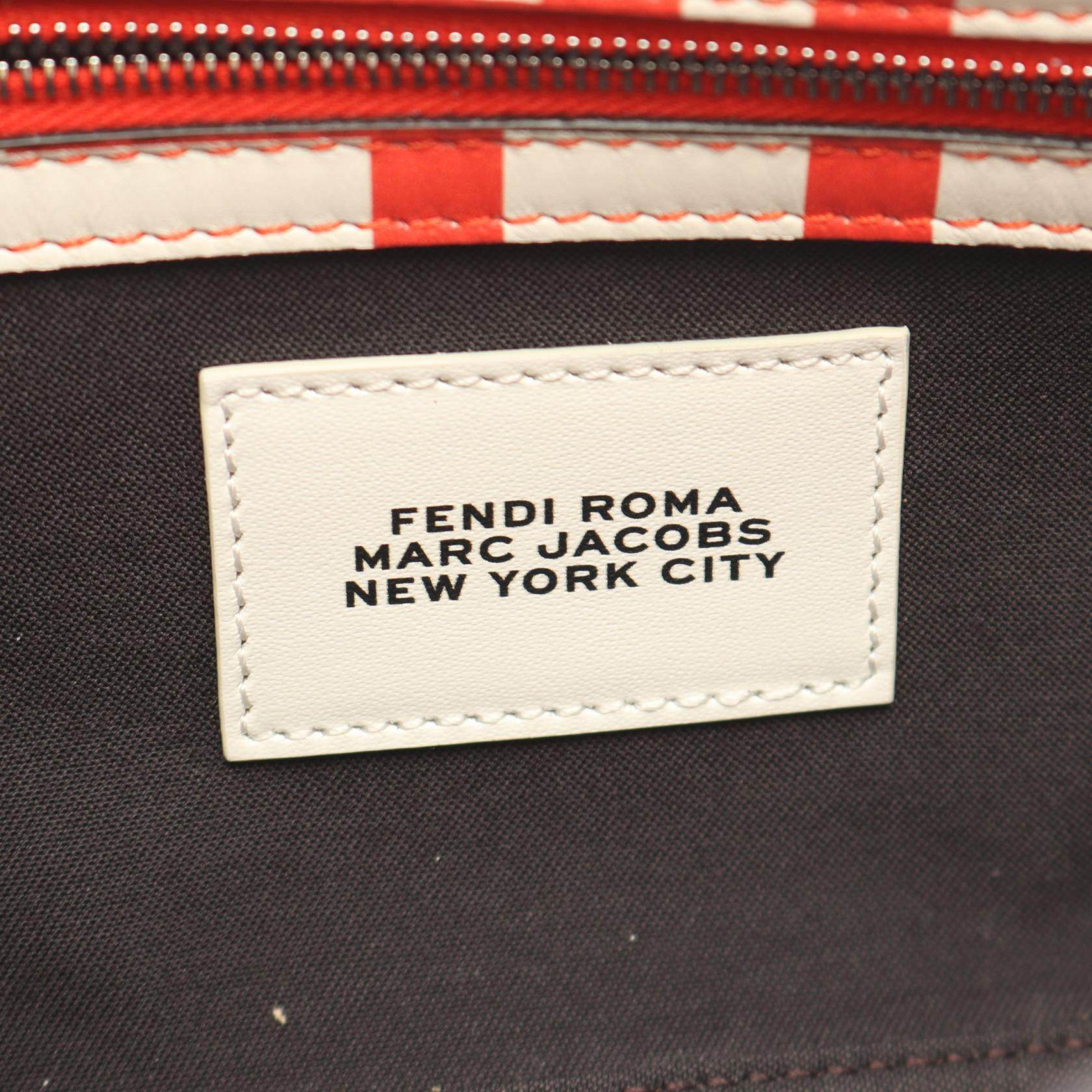 フェンディ FENDI × MARC JACOB レザー2wayハンドバッグ