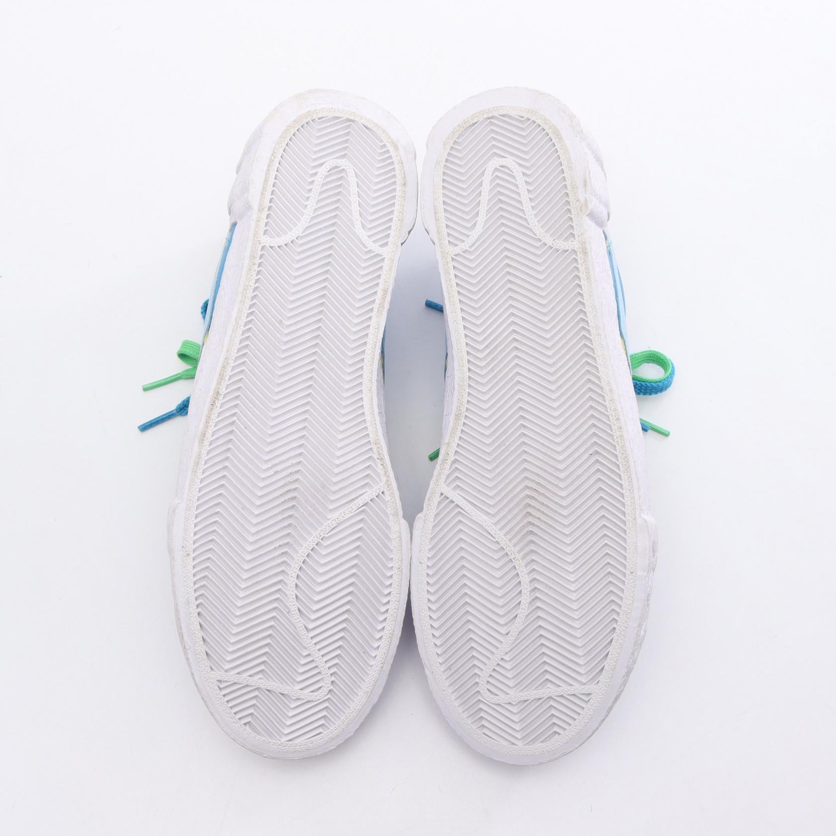 ナイキ NIKE × KAWS × sacai Blazer Low レザースニーカー
