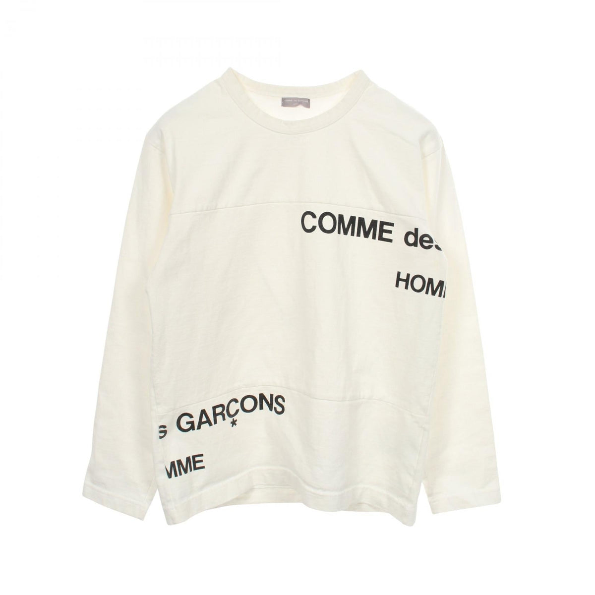 コムデギャルソンオム コットン長袖Tシャツ