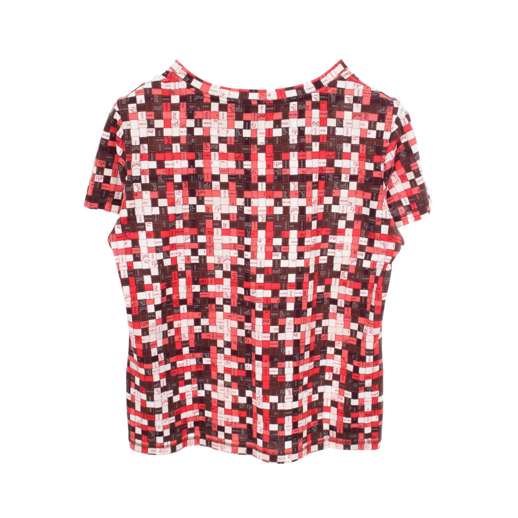 エルメス ボルデュックオカレ コットン半袖Tシャツ