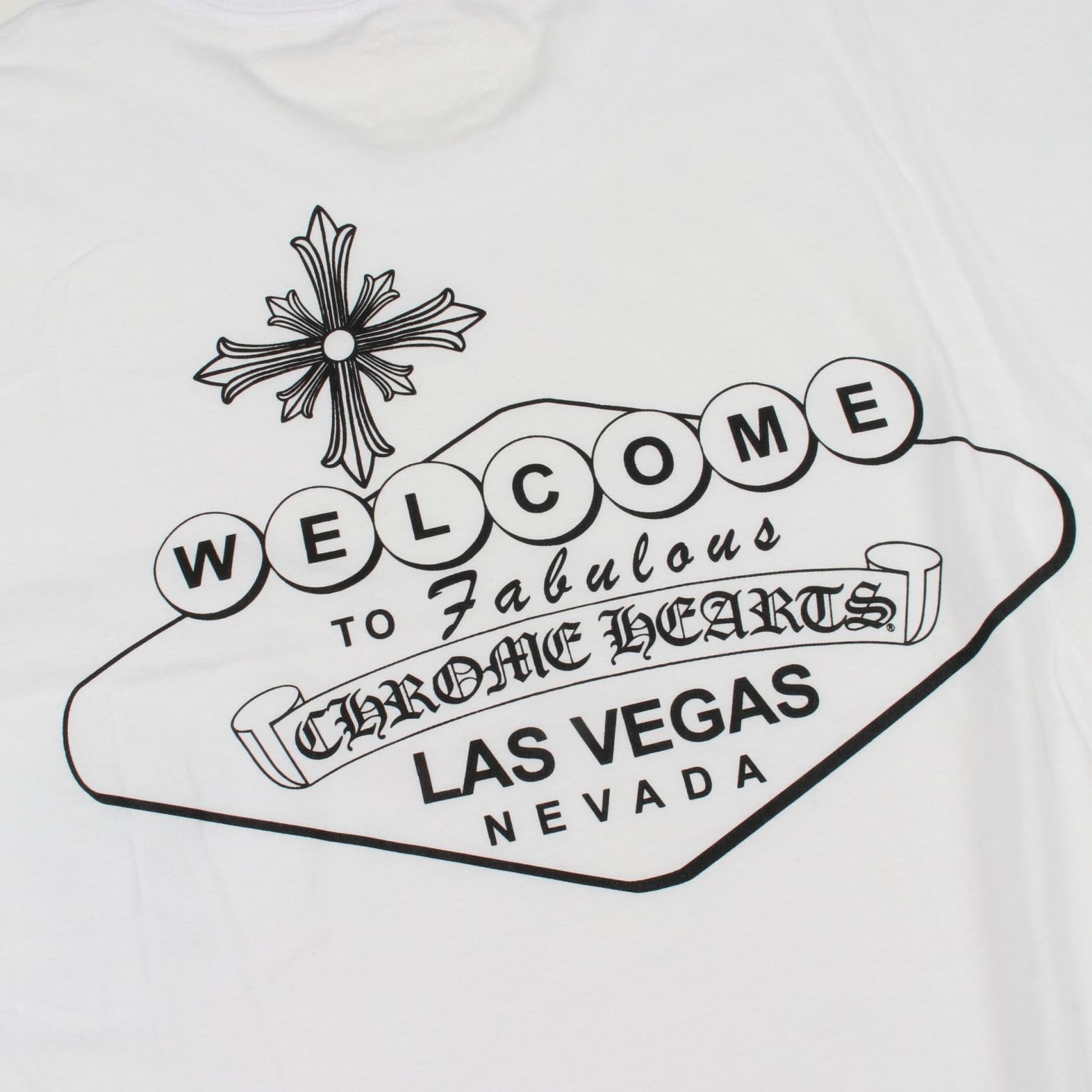 クロムハーツ OLD LAS VEGAS コットン 半袖Tシャツ 限定