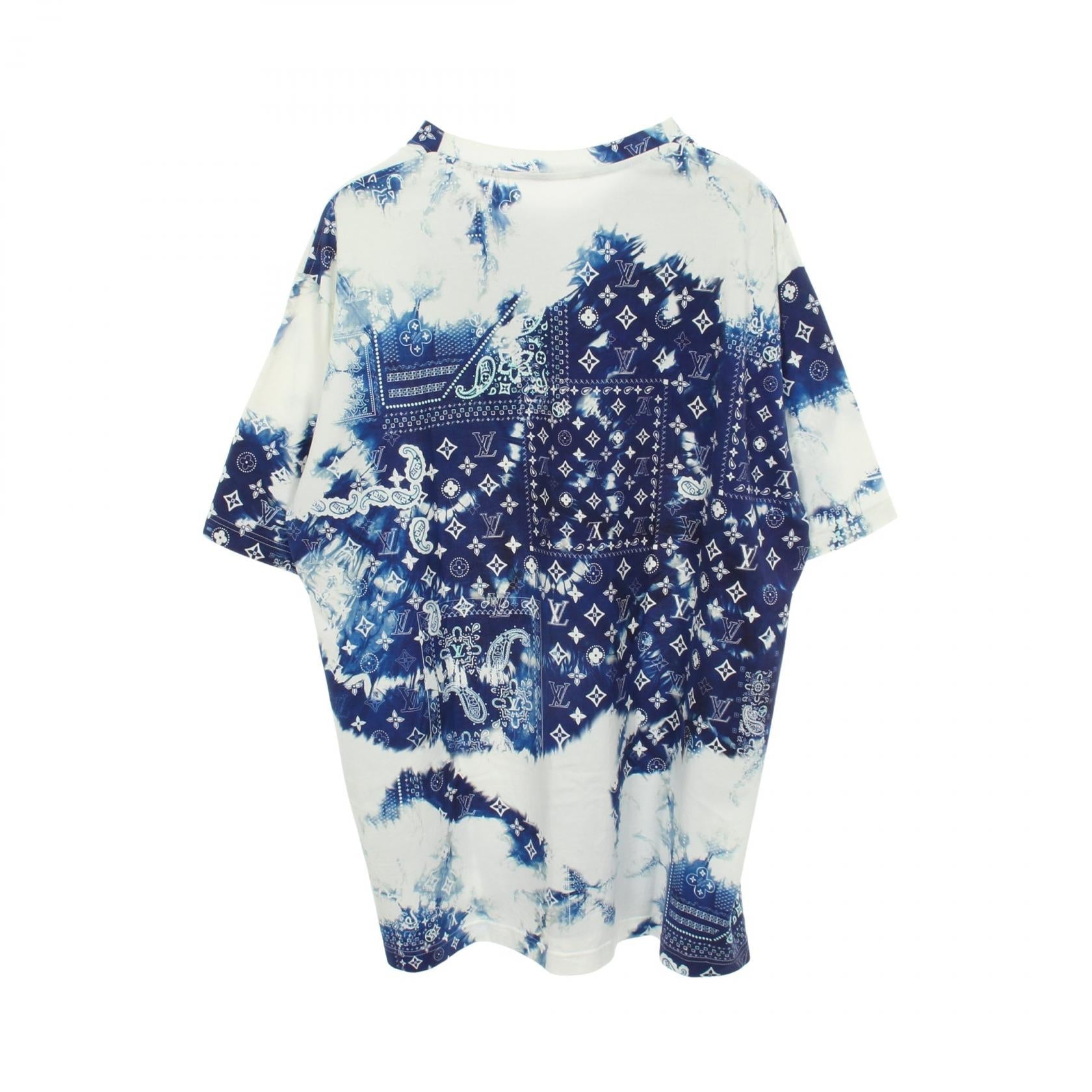 ルイヴィトン モノグラムバンダナプリント コットン半袖Tシャツ