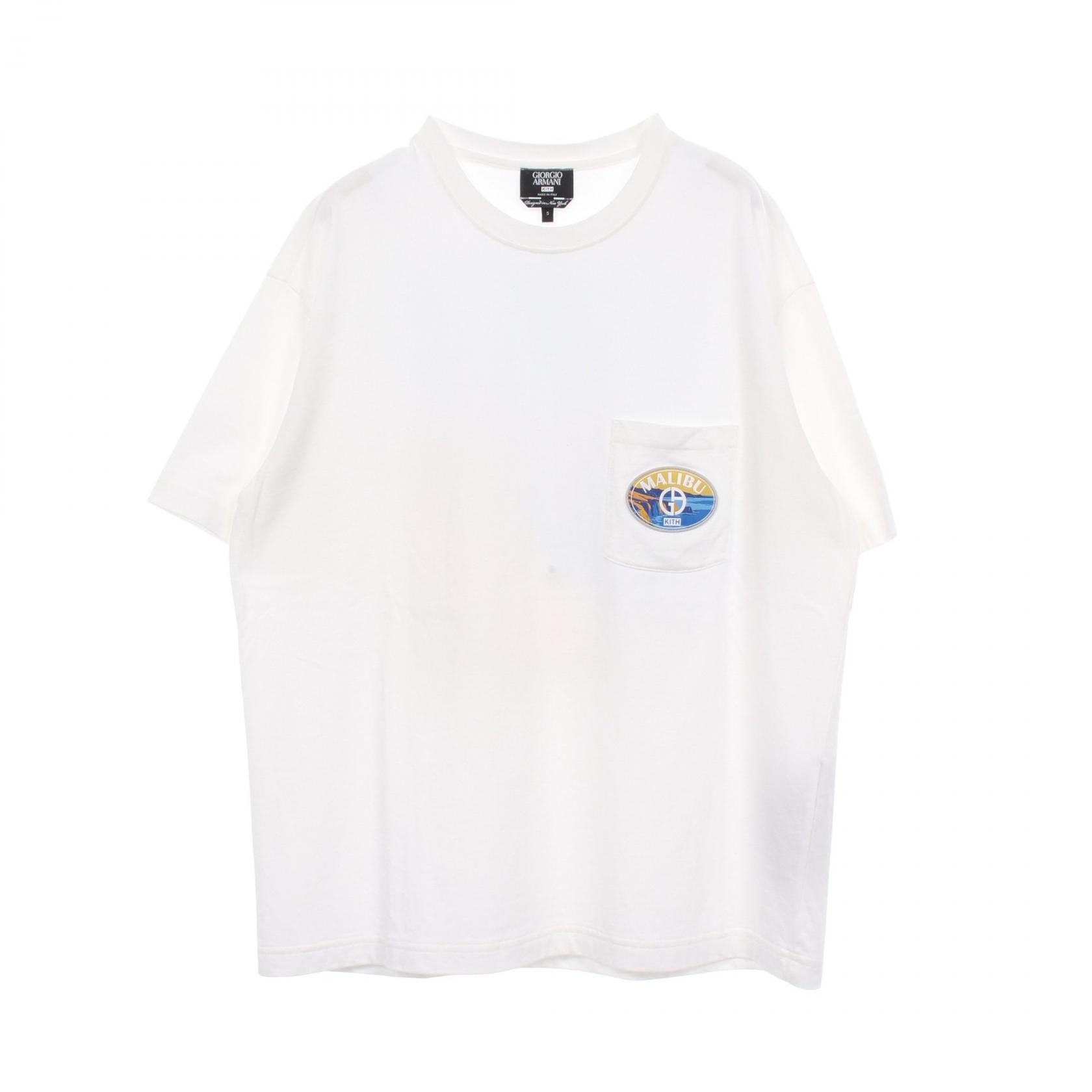ジョルジオアルマーニ KITH MALIBU コットン半袖Tシャツ