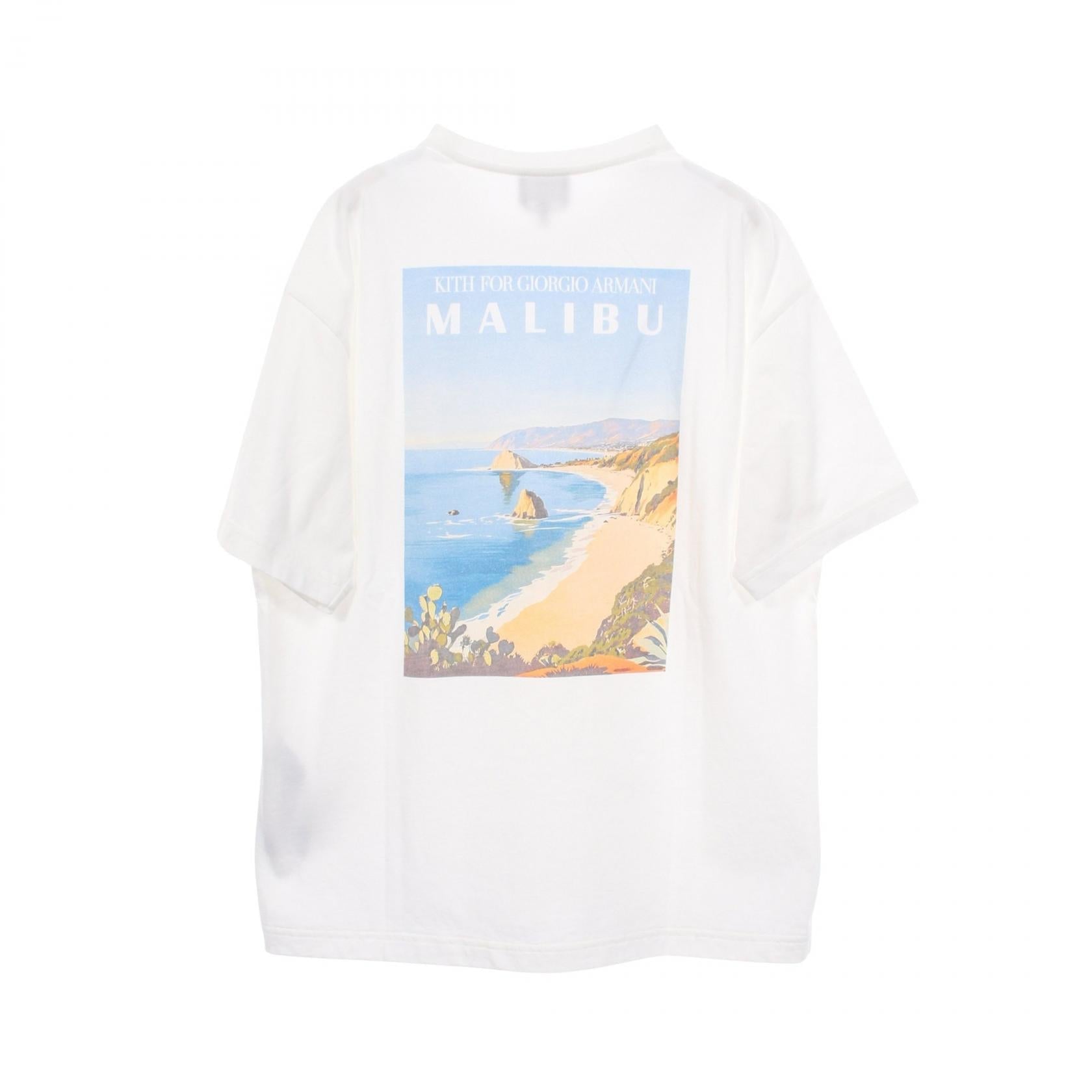 ジョルジオアルマーニ KITH MALIBU コットン半袖Tシャツ