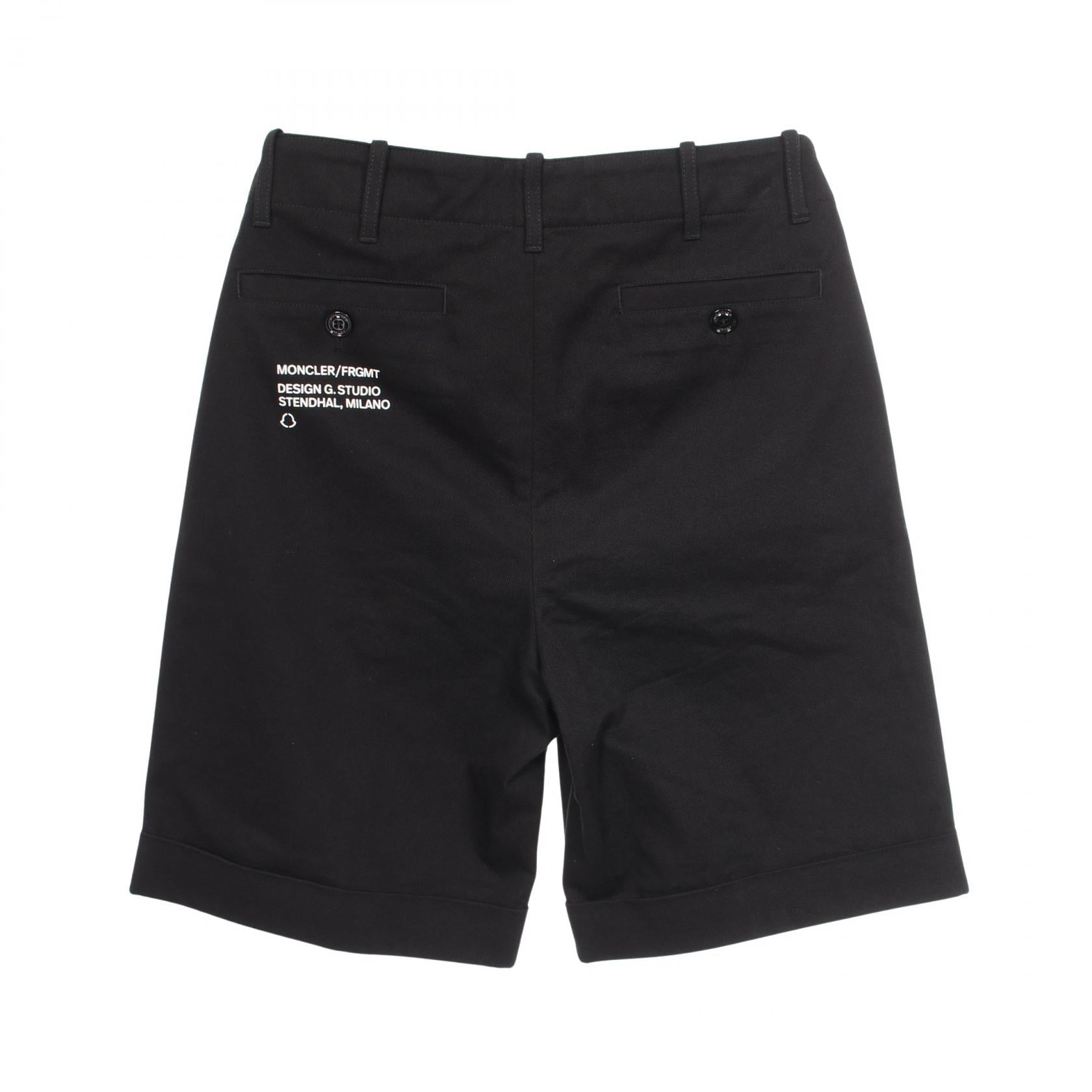 モンクレール GENIUS 7 FRAGMENT HIROSHI FUJIWARA コットンショートパンツ