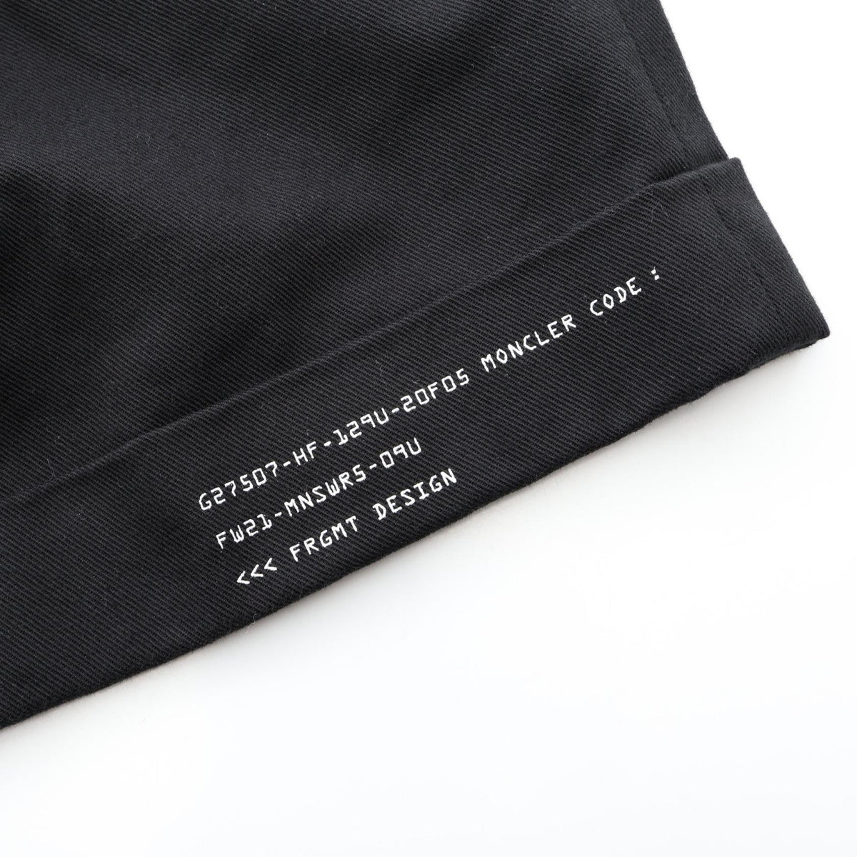 モンクレール GENIUS 7 FRAGMENT HIROSHI FUJIWARA コットンショートパンツ