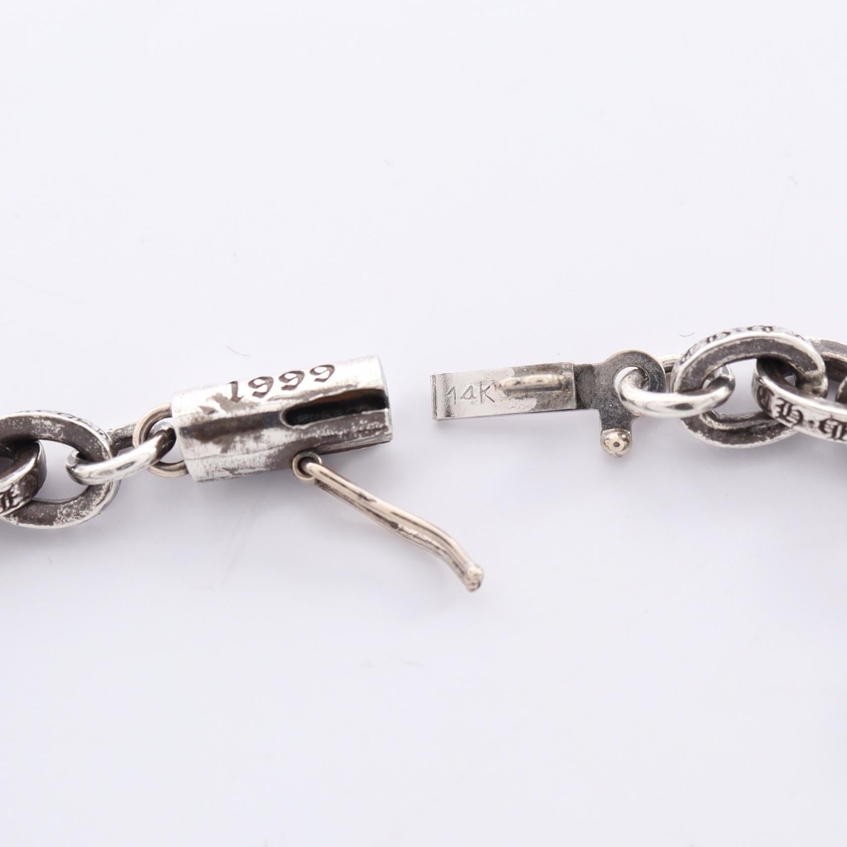 クロムハーツ ペーパーチェーン シルバー925 ブレスレット