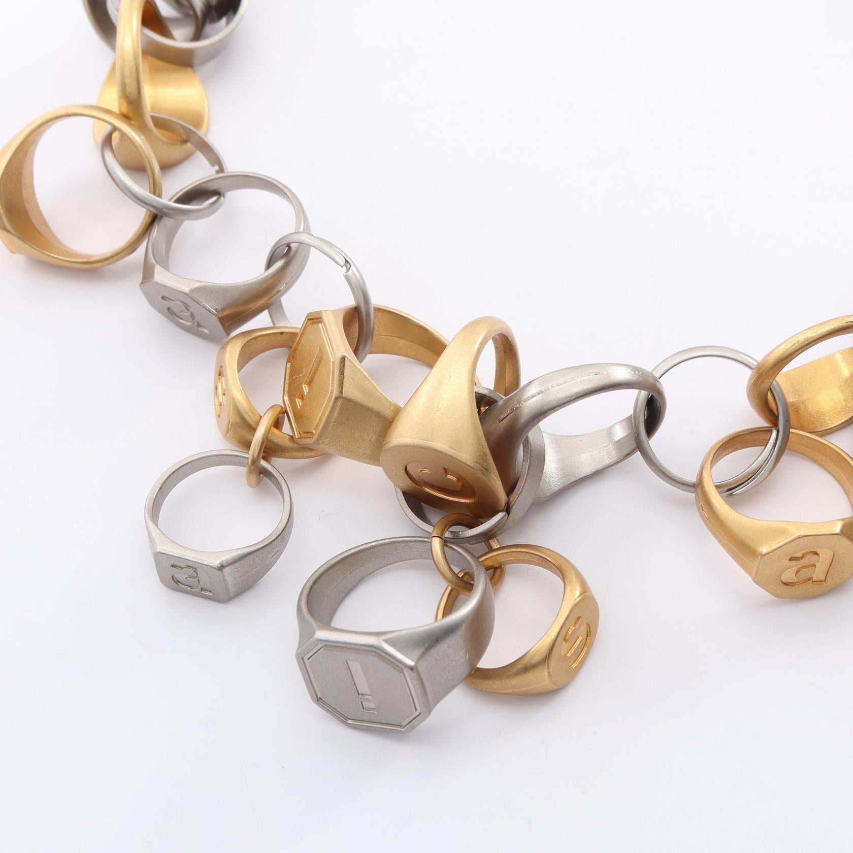 サカイ RING CHAIN NECLACE ネックレス