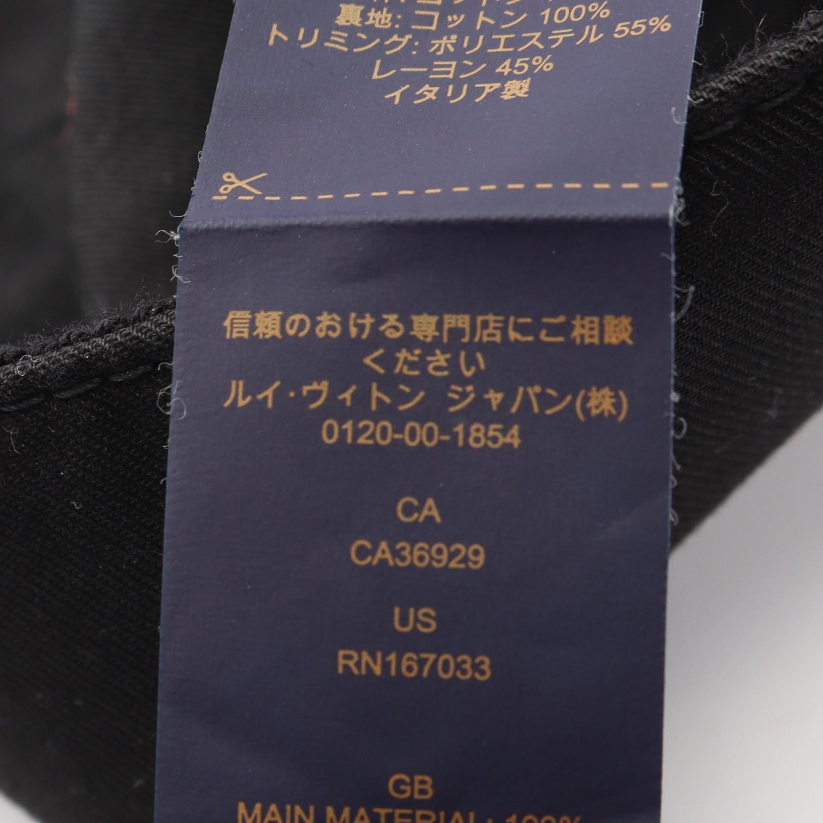 ルイヴィトン LV × TM スーパーフラット コットンキャップ