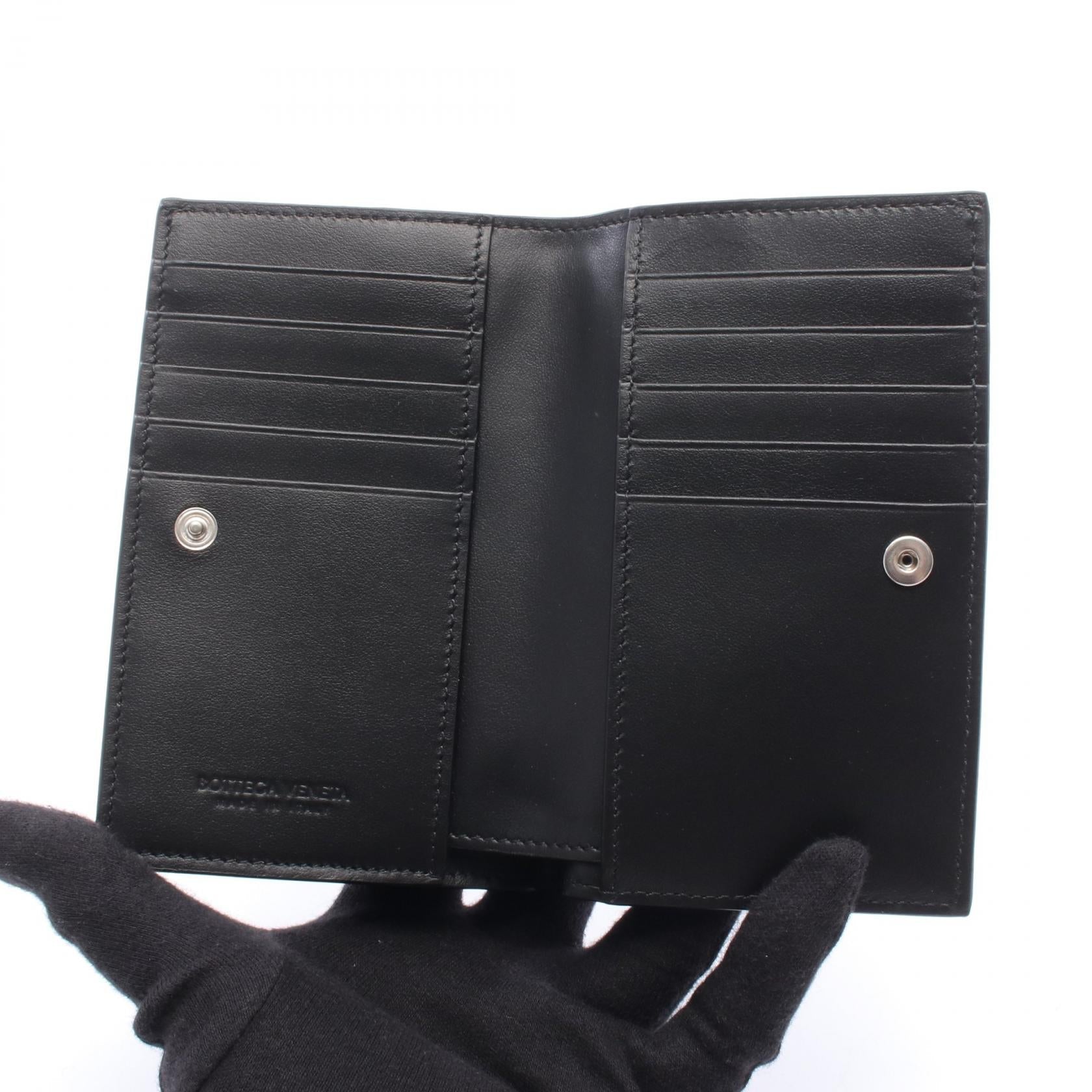 ボッテガヴェネタ イントレチャート レザー二つ折り財布