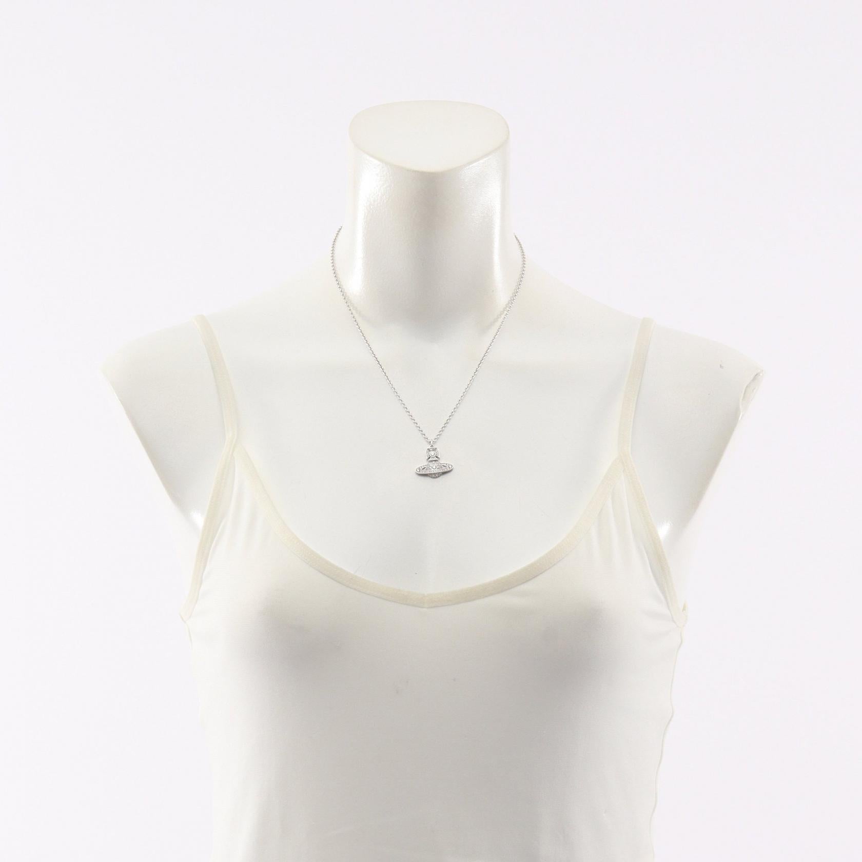 ヴィヴィアンウエストウッド CARMELA BAS RELIEF PENDANT ステンレススチール ネックレス