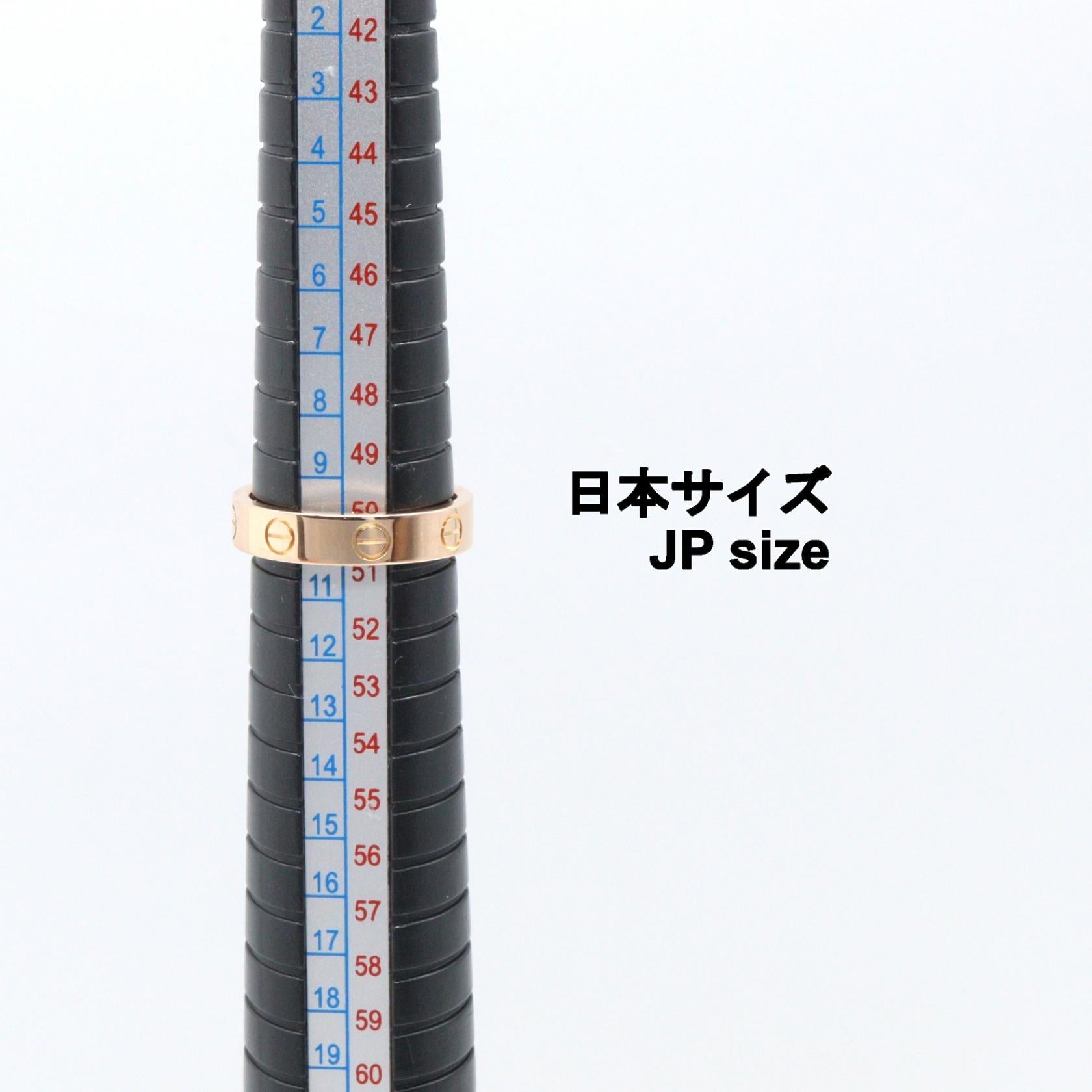 カルティエ ミニラブ Au750 ダイヤモンドリング 10号