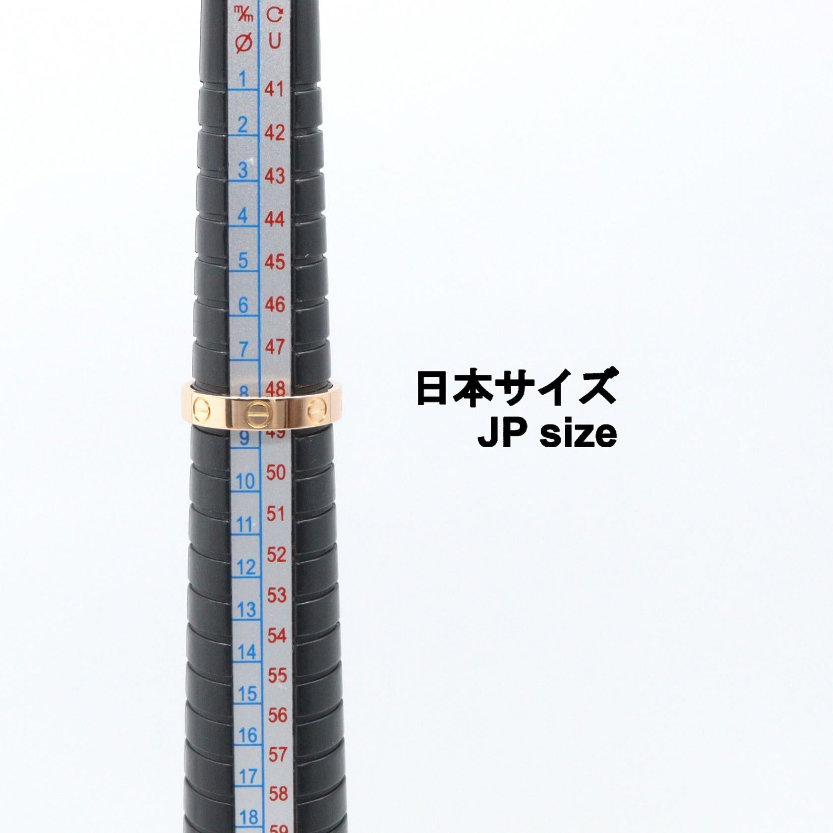 カルティエ ミニラブ Au750 リング 49号