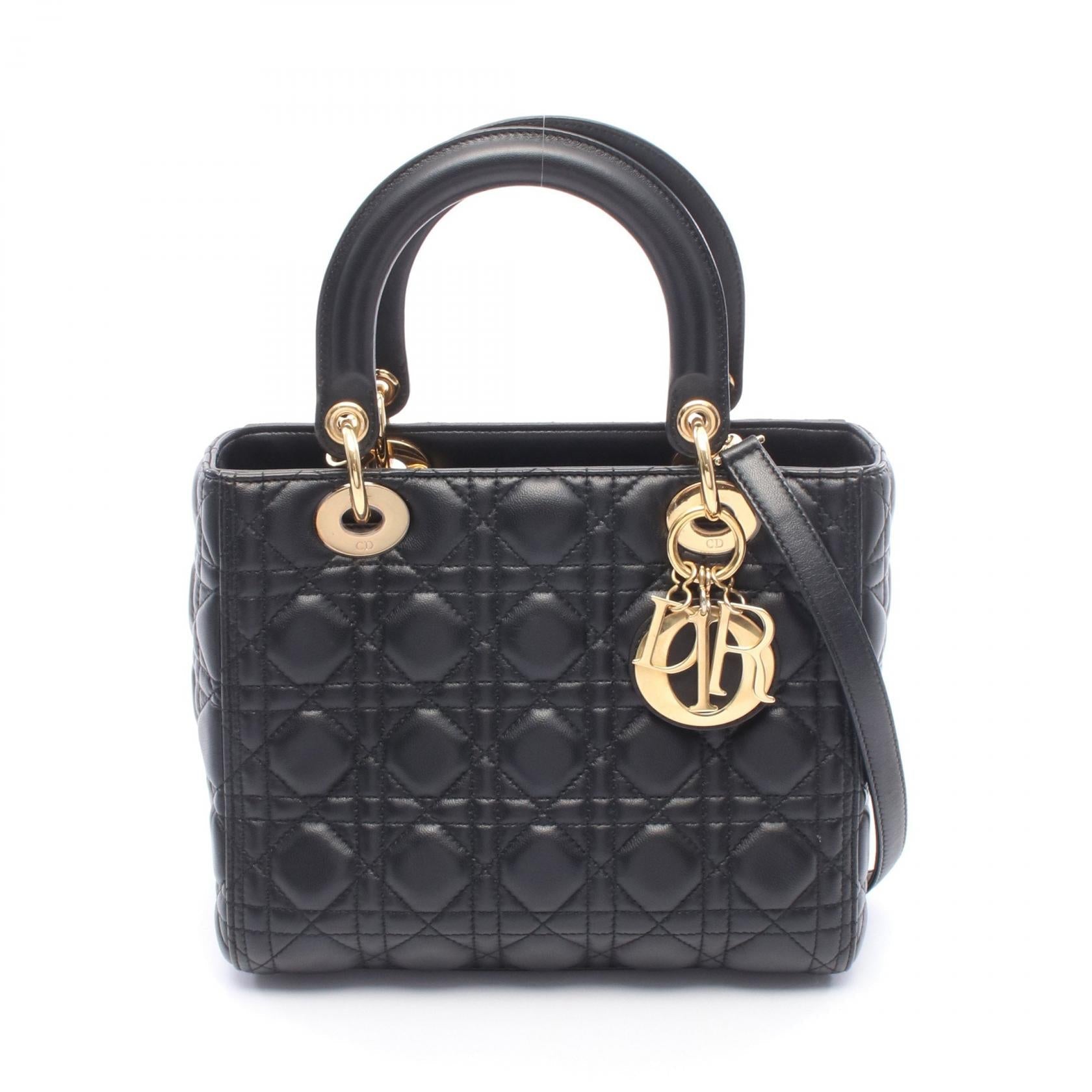 ディオール LADY DIOR ラムスキン 2wayバッグ