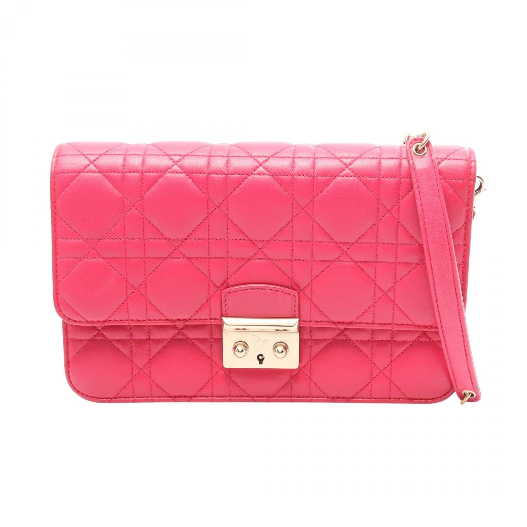 ディオール MISS DIOR レザー ショルダーバッグ