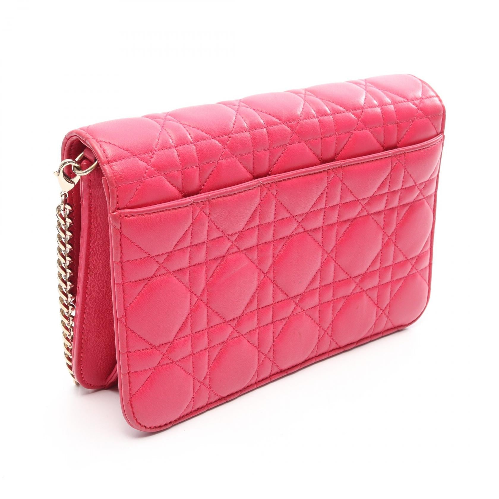 ディオール MISS DIOR レザー ショルダーバッグ