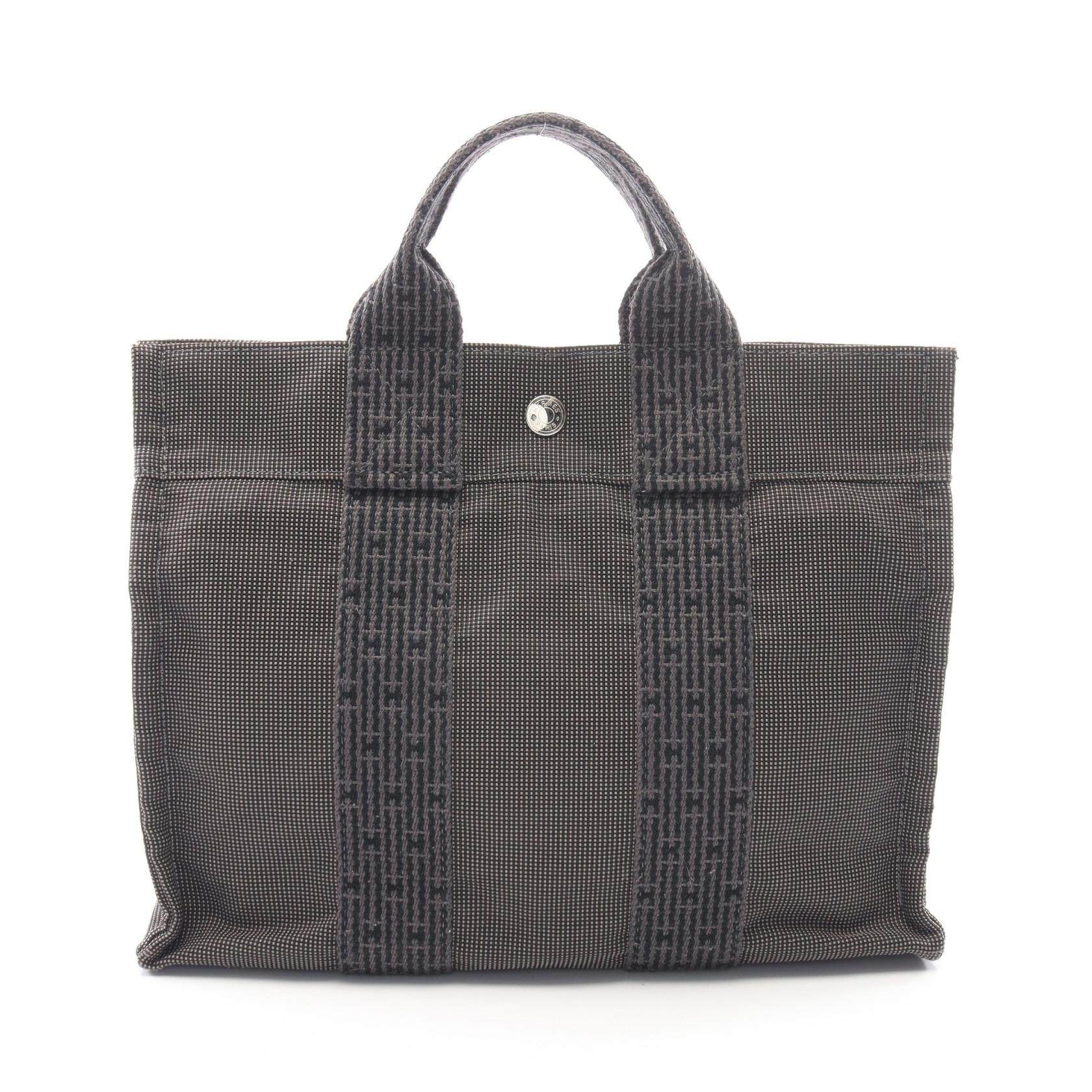 エルメス エールラインPM ナイロンキャンバス トートバッグ