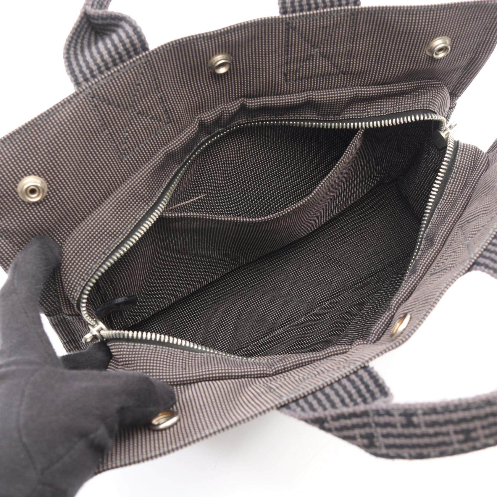 エルメス エールラインPM ナイロンキャンバス トートバッグ