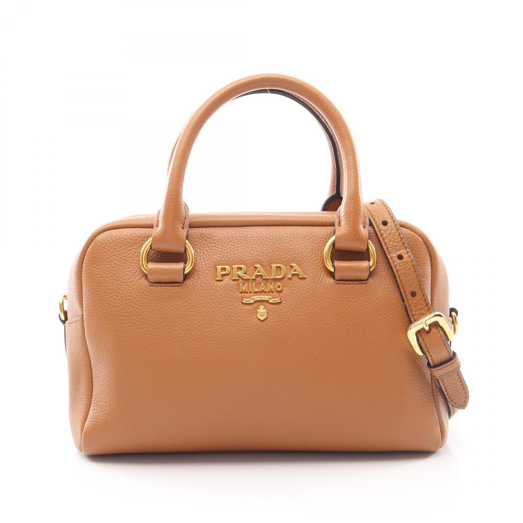 プラダ VITTELO PHENIX レザー2wayハンドバッグ