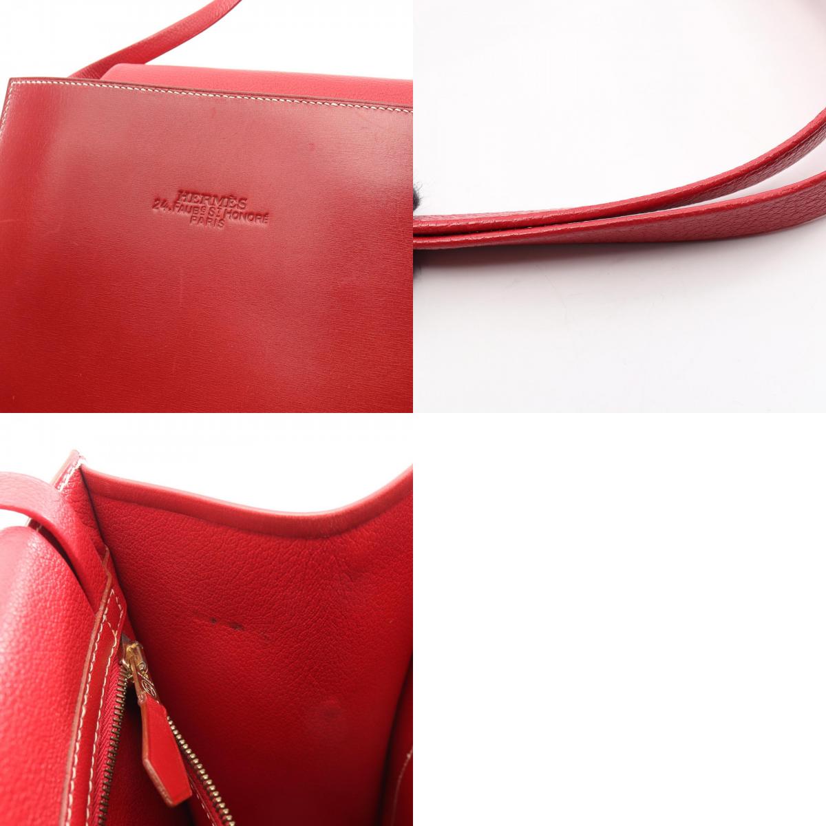 エルメス ルーシーMM カーフ ハンドバッグ