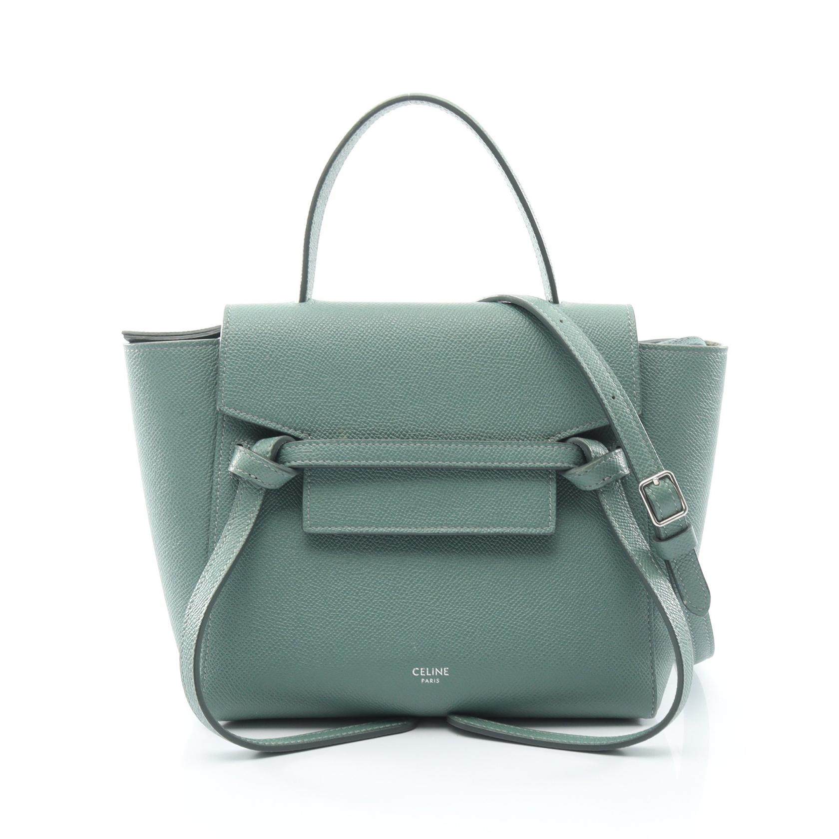 セリーヌ BELT BAG NANO レザーハンドバッグ