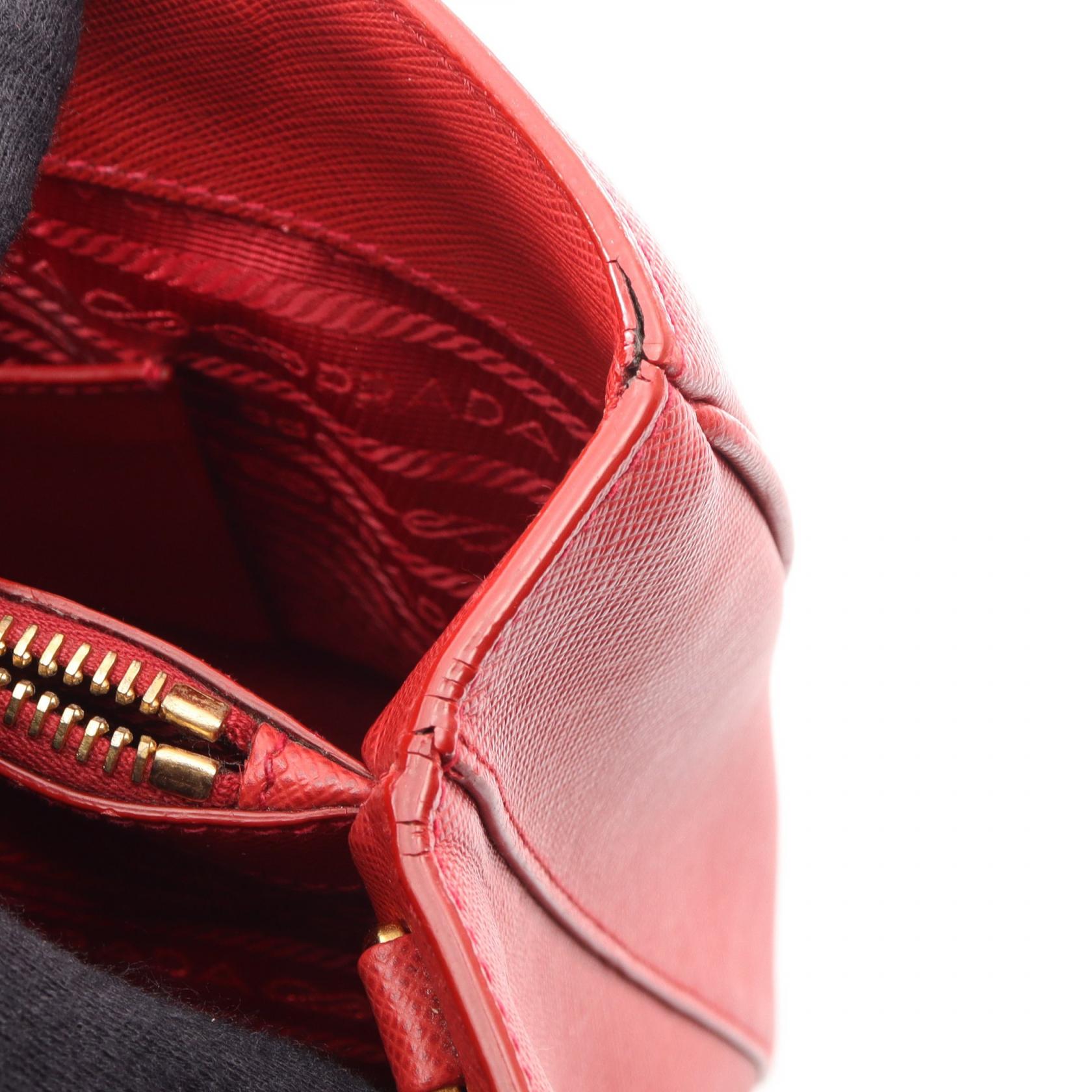 プラダ SAFFIANO LUX ガレリア 2wayハンドバッグ