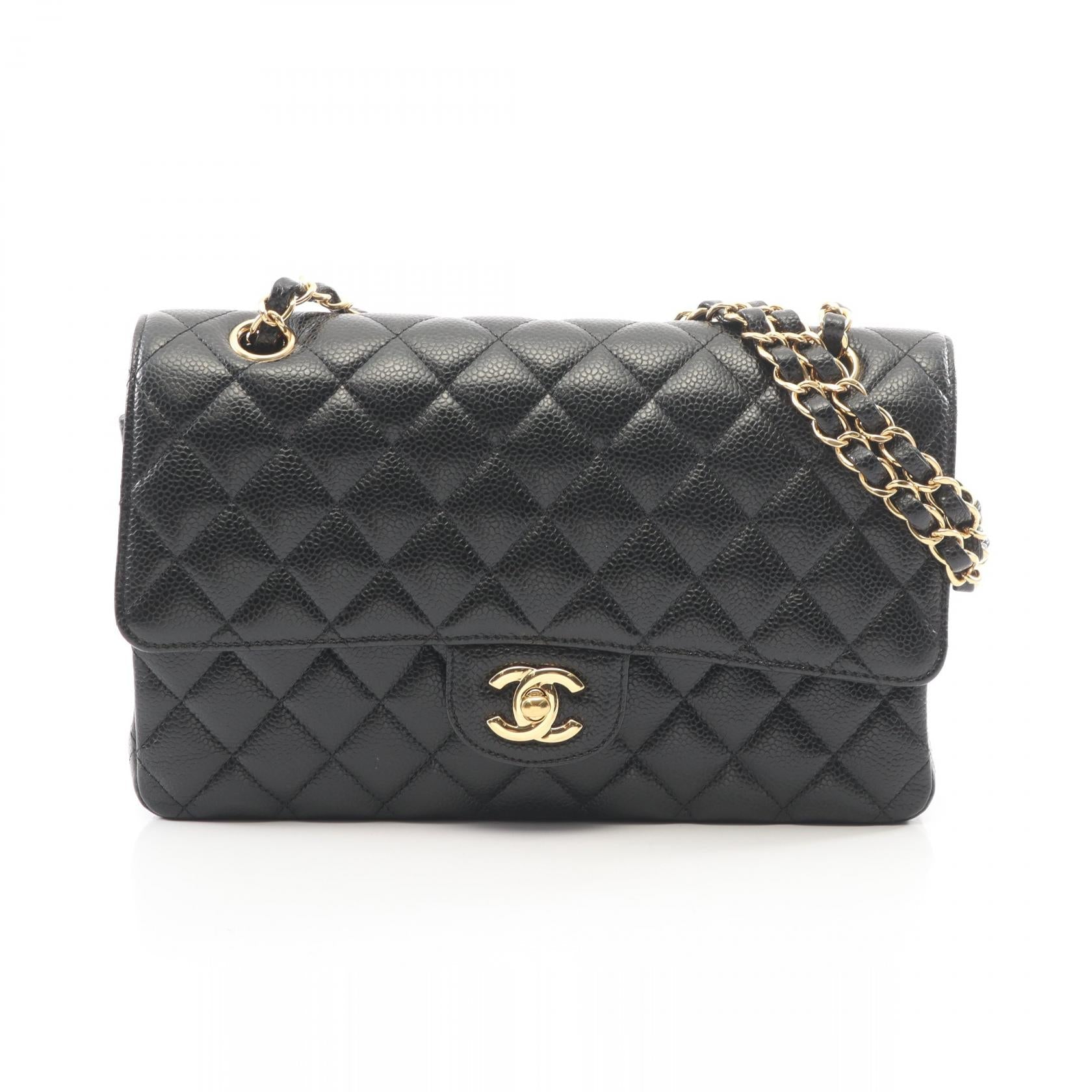 シャネル マトラッセ キャビアスキン ショルダーバッグ