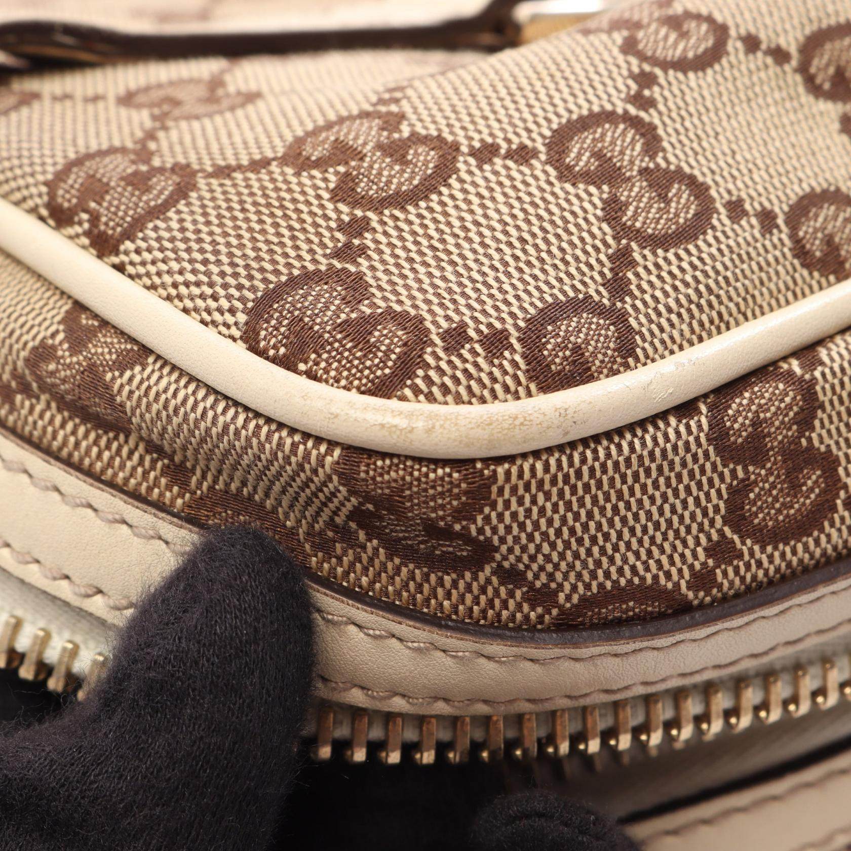 グッチ ニューブリット GGキャンバス ハンドバッグ