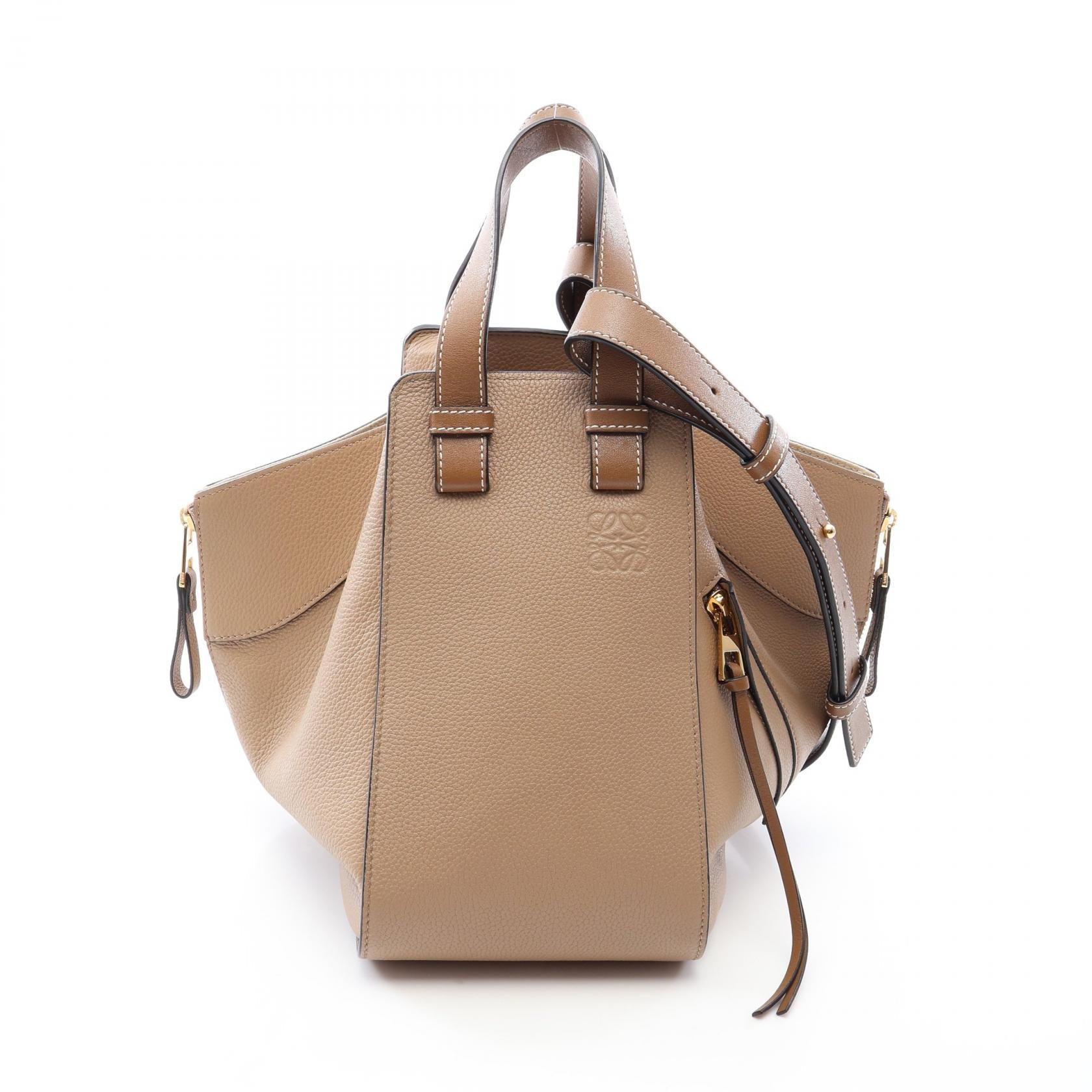 ロエベ ハンモックスモール レザーハンドバッグ