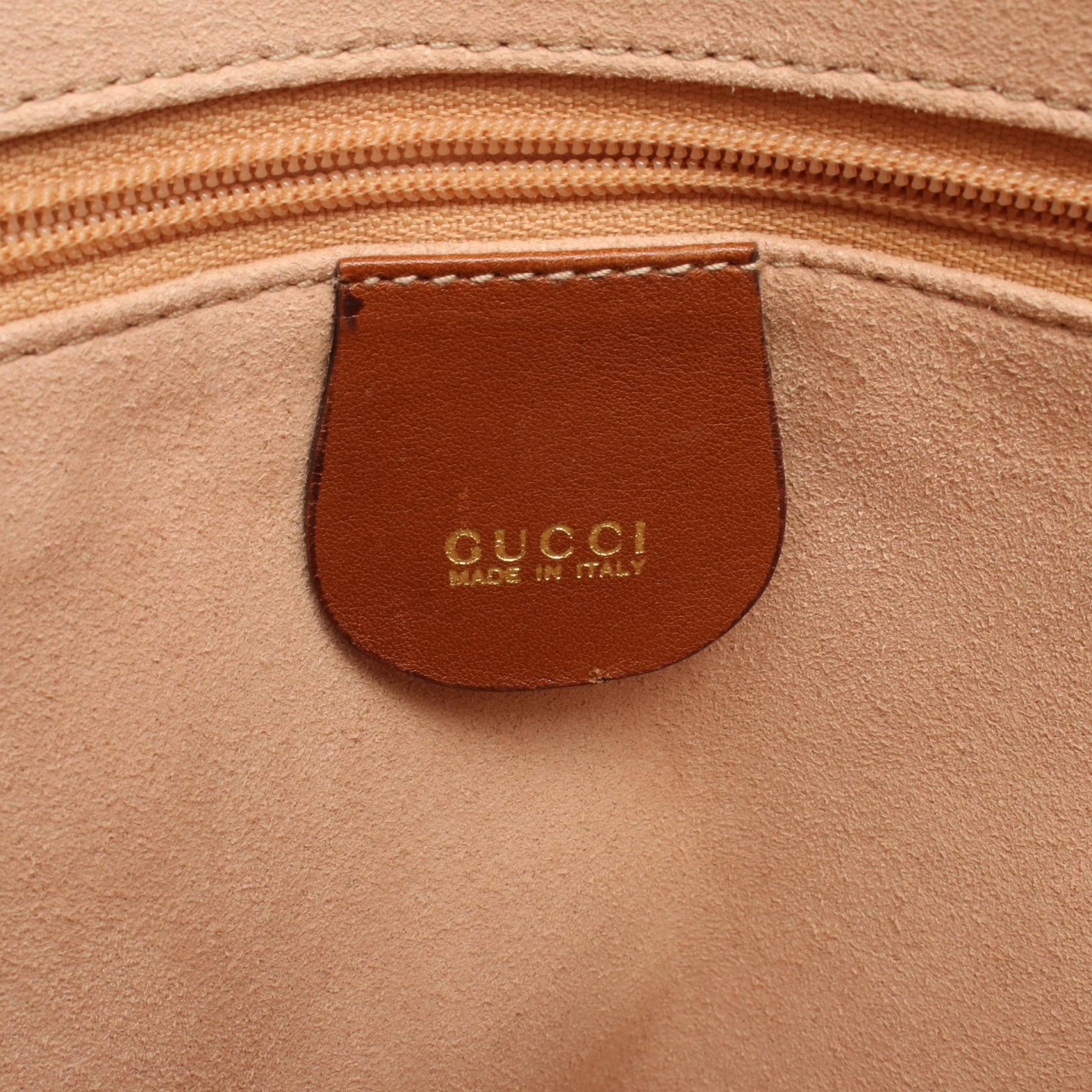 グッチ バンブー レザー2wayハンドバッグ