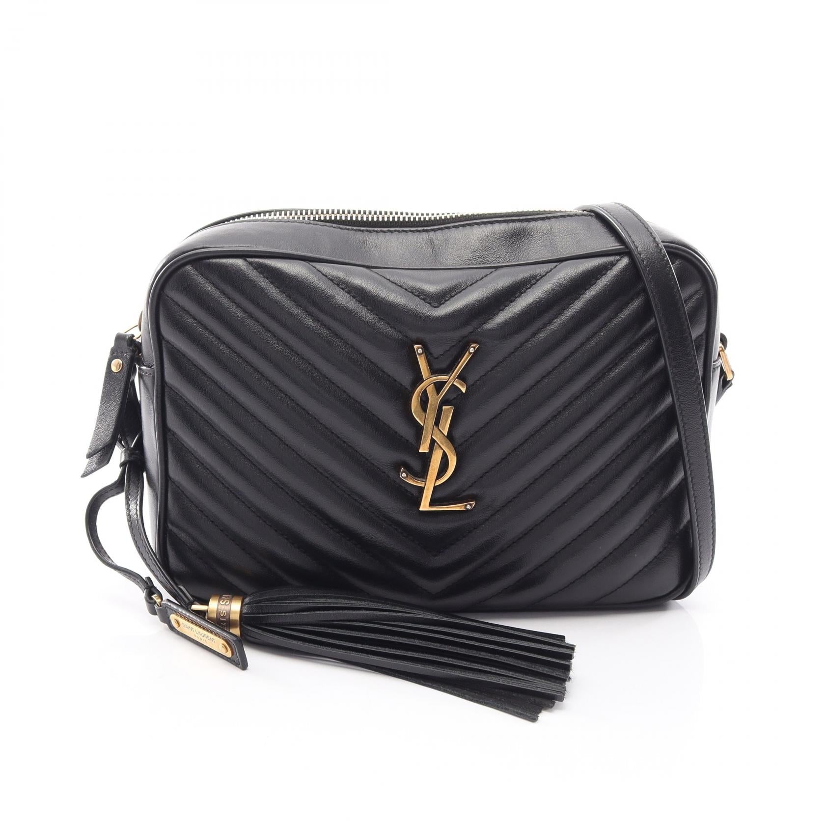 イヴサンローラン LOU モノグラム レザーショルダーバッグ