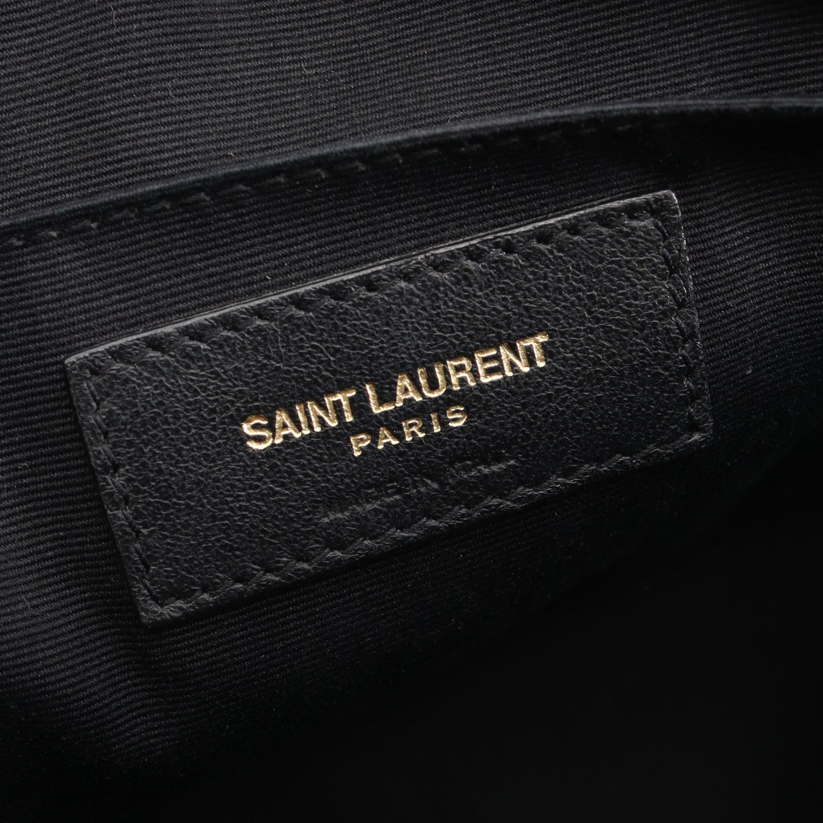 イヴサンローラン LOU モノグラム レザーショルダーバッグ
