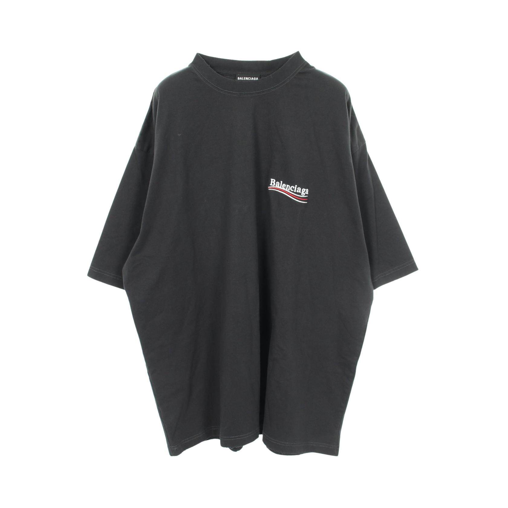バレンシアガ Political Campaign コットン半袖Tシャツ