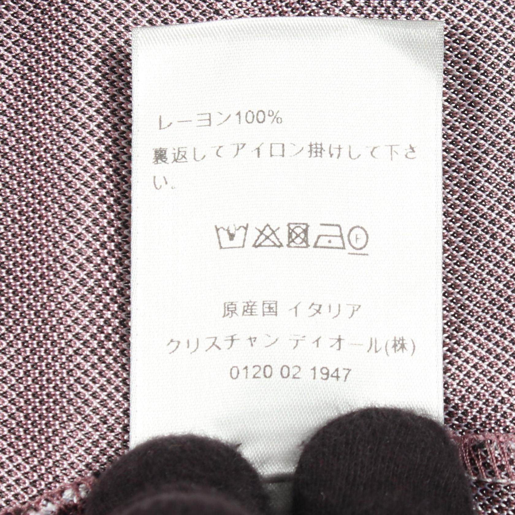 ディオール ロゴエンブロイダリー レーヨン長袖Tシャツ