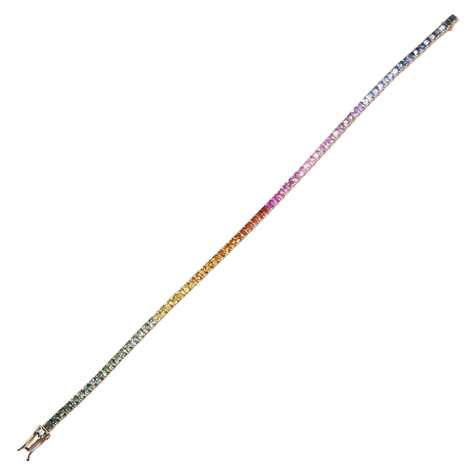 Damiani Luce Timeless クラシコ レインボー サファイア Au750 ブレスレット